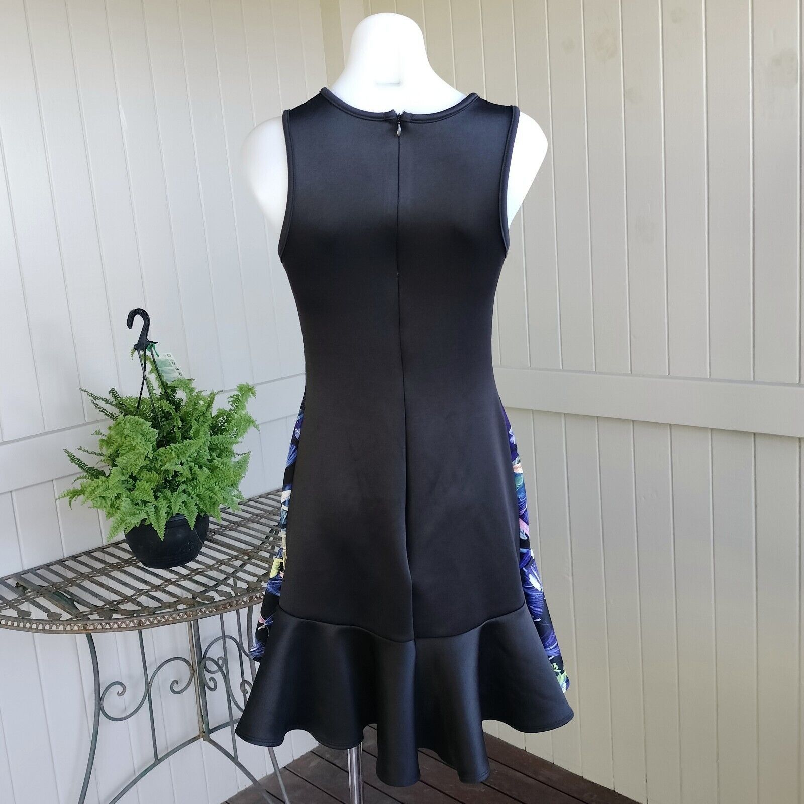 Designer × Man Made In Australia Sara Phillips Dress Mini A Line Digital Abstract Cocktail Size M / US 6-8 / IT 42-44 - 2 Thumbnail