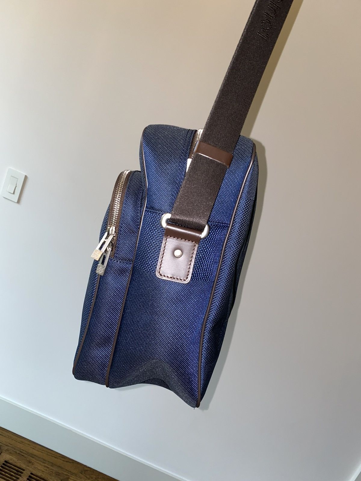 Louis Vuitton LV Damier Geant Ocean Navy Reporter / Camera Messenger Bag Size ONE SIZE - 13 Thumbnail