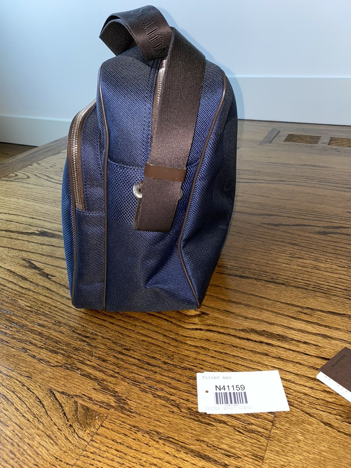 Louis Vuitton LV Damier Geant Ocean Navy Reporter / Camera Messenger Bag Size ONE SIZE - 3 Thumbnail
