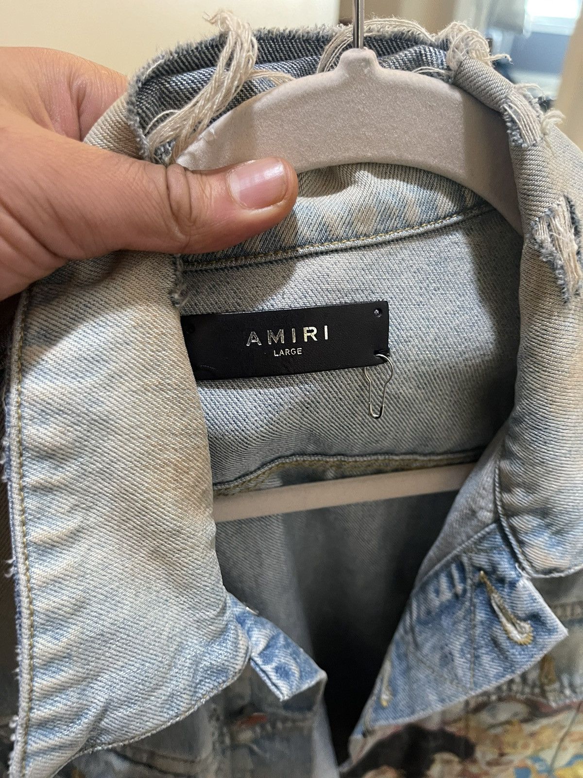 Amiri Amiri Jimi Hendrix Denim Jacket Size US L / EU 52-54 / 3 - 3 Thumbnail