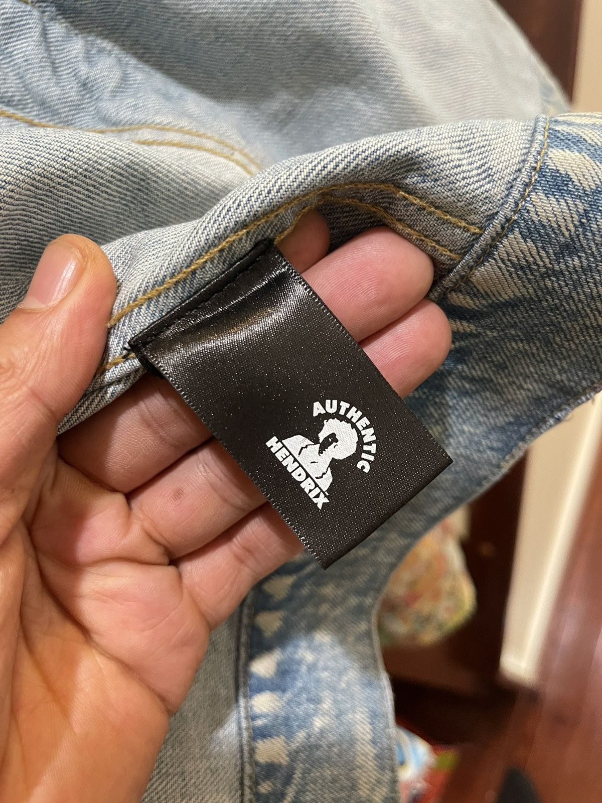 Amiri Amiri Jimi Hendrix Denim Jacket Size US L / EU 52-54 / 3 - 4 Thumbnail