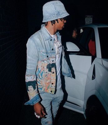 Amiri Amiri Jimi Hendrix Denim Jacket Size US L / EU 52-54 / 3 - 8 Thumbnail