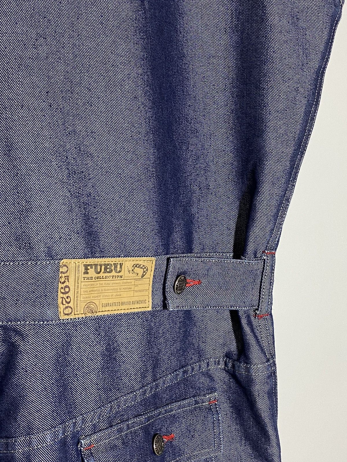 Fubu Vintage 90’s Fubu overall workwear style Size US 42 / EU 58 - 19 Thumbnail