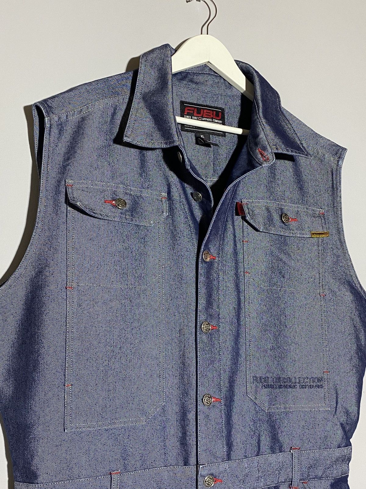 Fubu Vintage 90’s Fubu overall workwear style Size US 42 / EU 58 - 3 Thumbnail