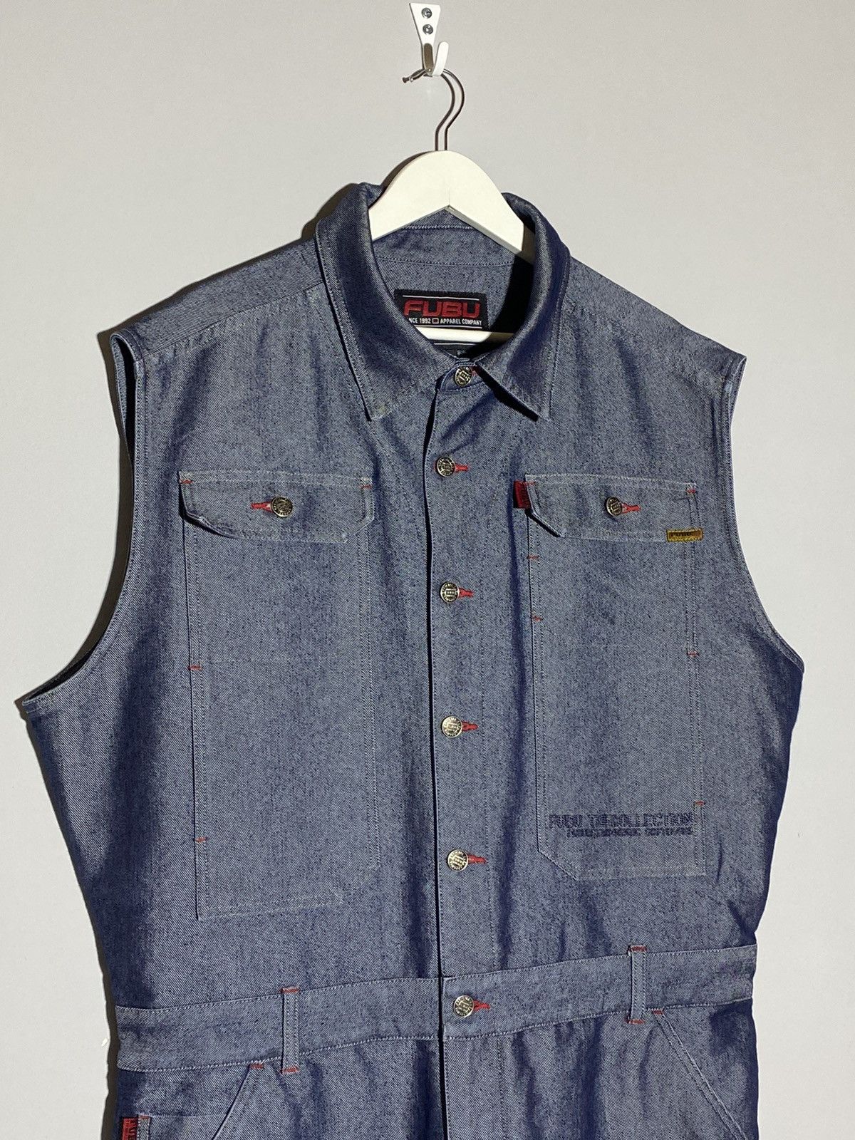 Fubu Vintage 90’s Fubu overall workwear style Size US 42 / EU 58 - 4 Thumbnail