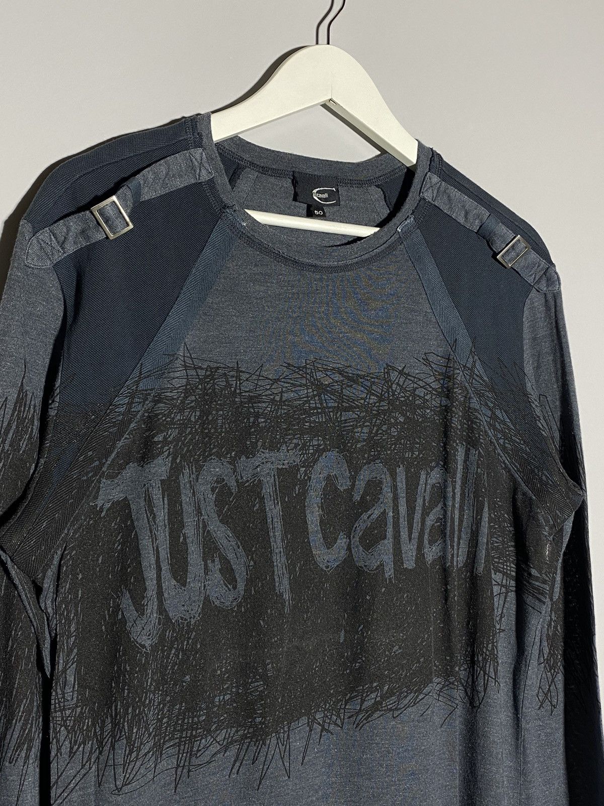 Just Cavalli Just Cavalli Vintage printed avant garde long sleeve Size US M / EU 48-50 / 2 - 3 Thumbnail