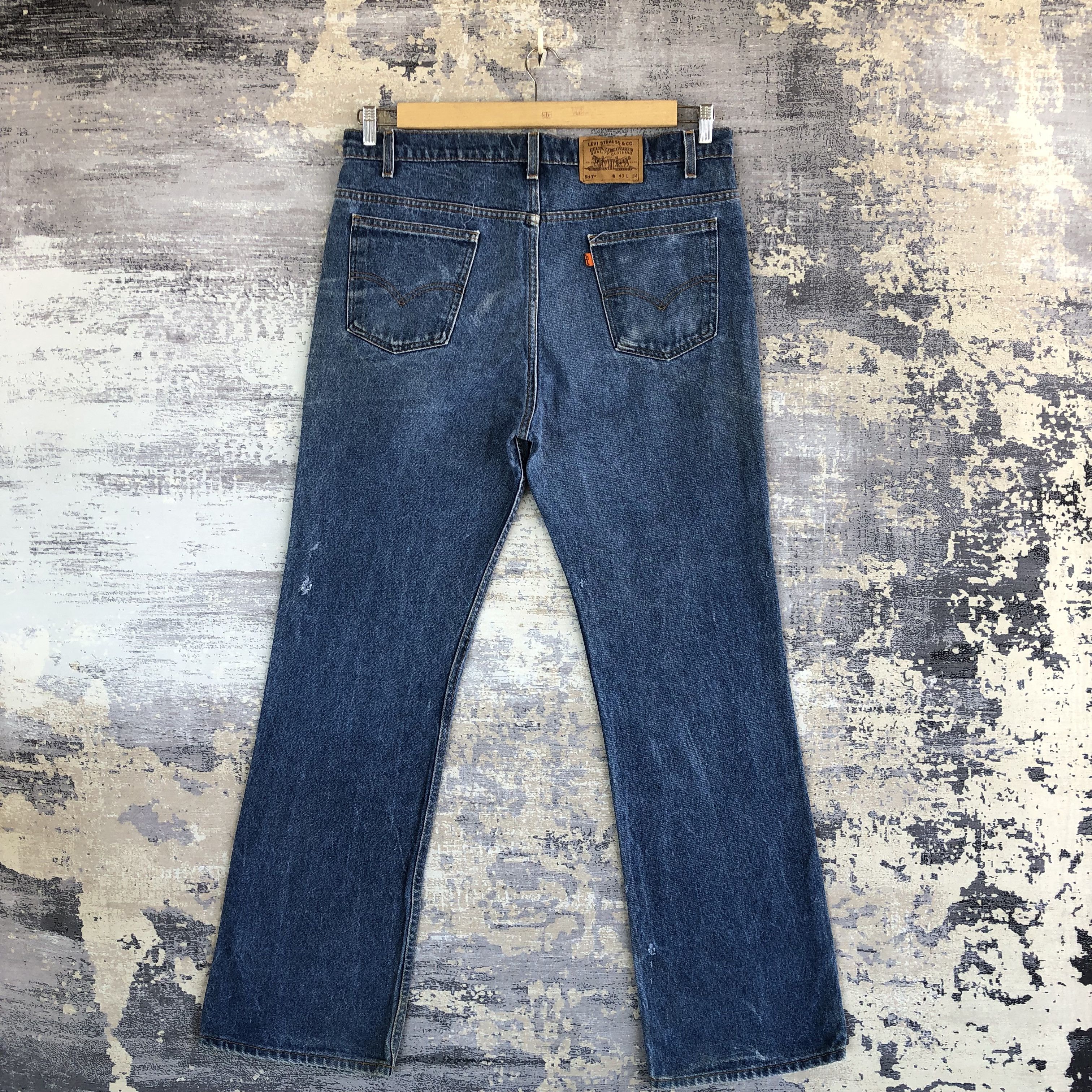 Levi's Vintage Levi's Distressed Jeans Levis 517 Flares Denim Size US 38 / EU 54 - 2 Thumbnail