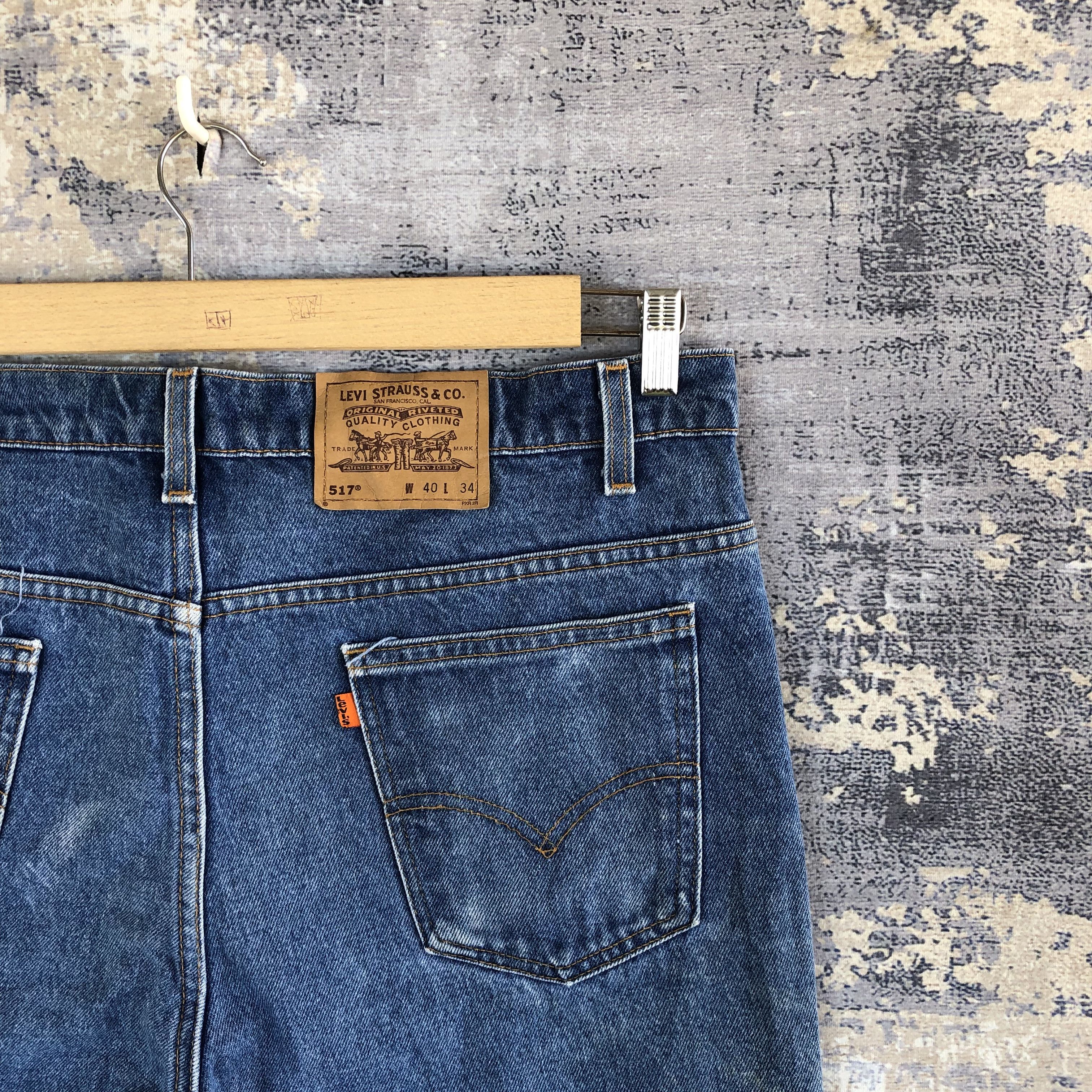 Levi's Vintage Levi's Distressed Jeans Levis 517 Flares Denim Size US 38 / EU 54 - 5 Thumbnail