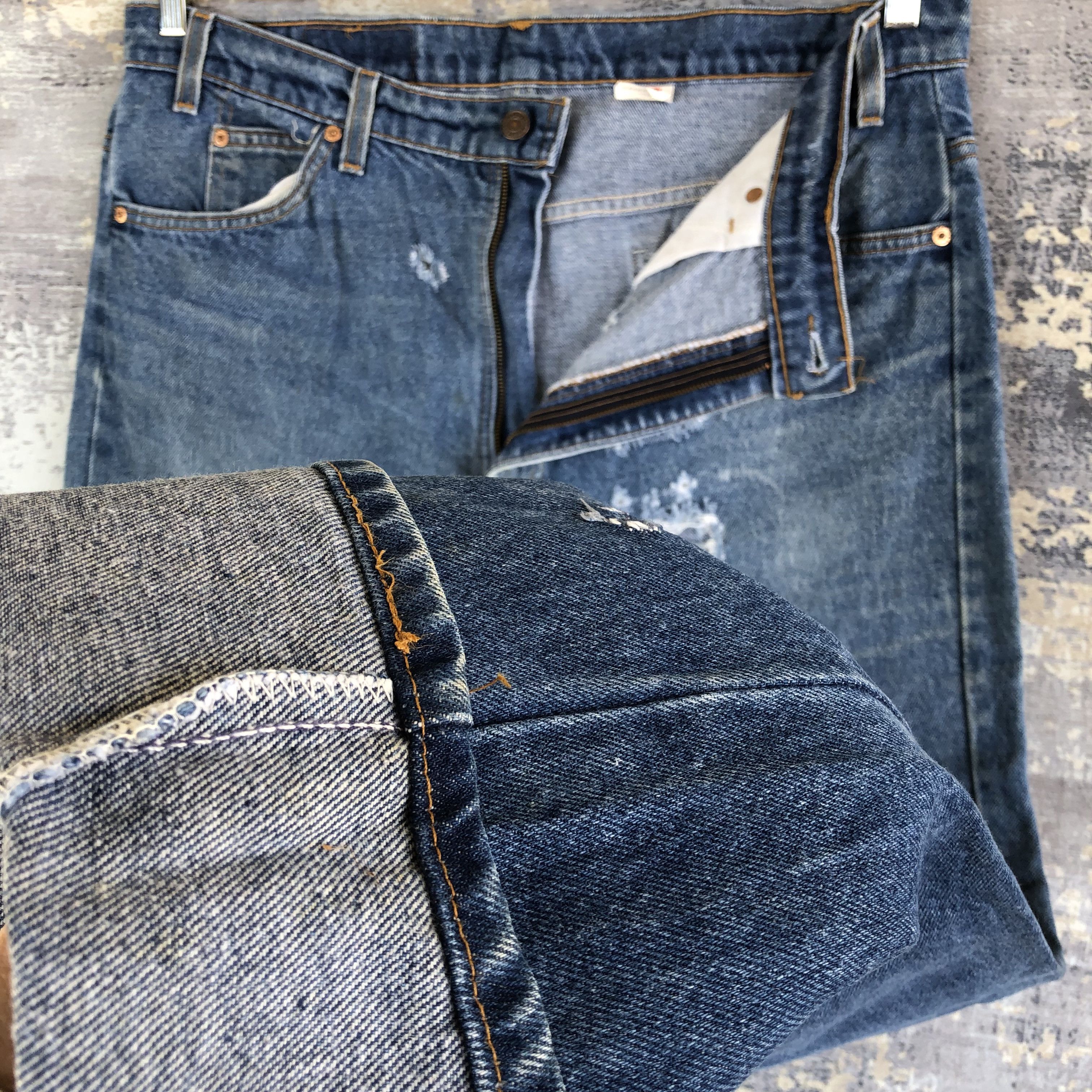 Levi's Vintage Levi's Distressed Jeans Levis 517 Flares Denim Size US 38 / EU 54 - 8 Thumbnail