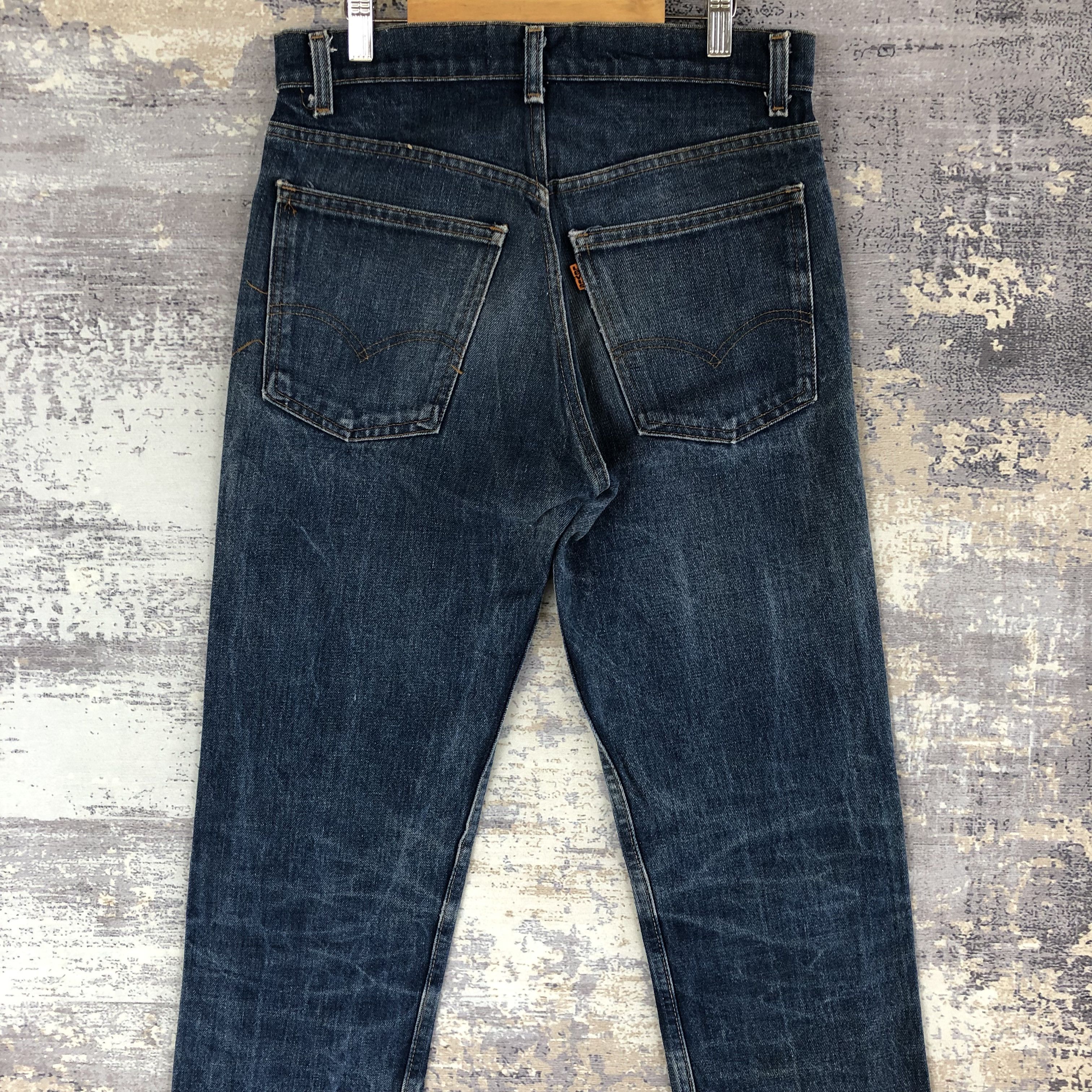 Levi's × Vintage Vintage 80s Orange Tab Levis Jeans Levi's Stonewash Denim Size 28" / US 6 / IT 42 - 4 Thumbnail