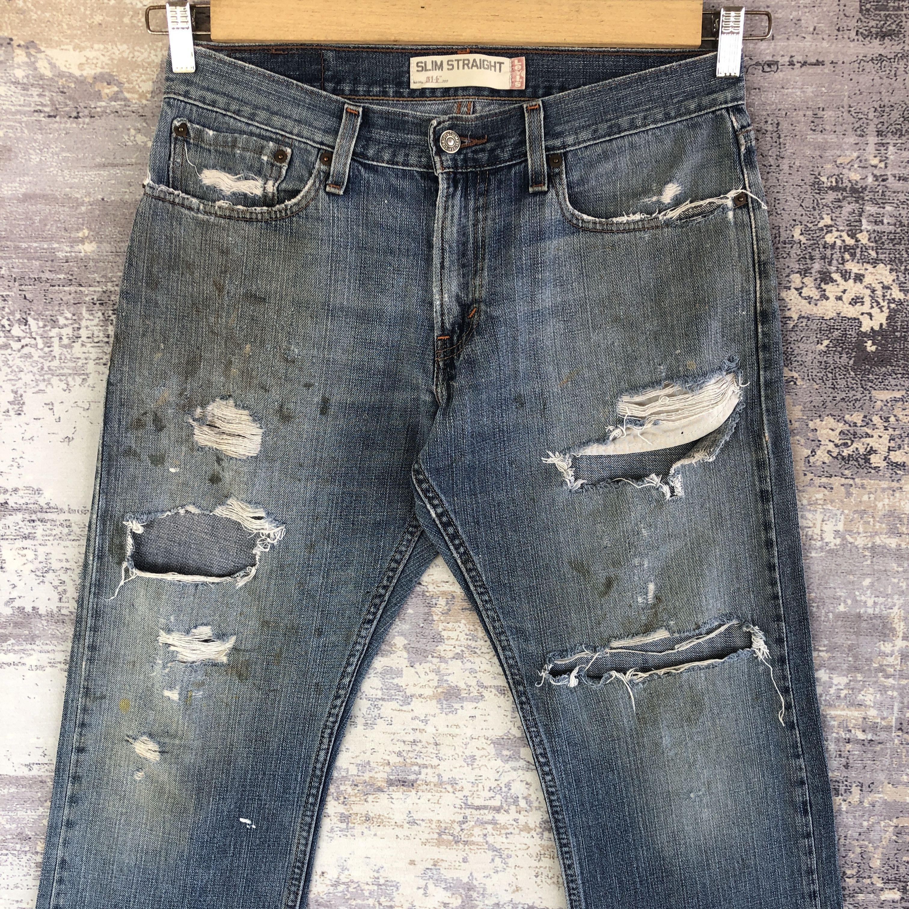 Levi's Vintage Levis Distressed Jeans Levi's 514 Ripped Denim Size US 32 / EU 48 - 5 Thumbnail