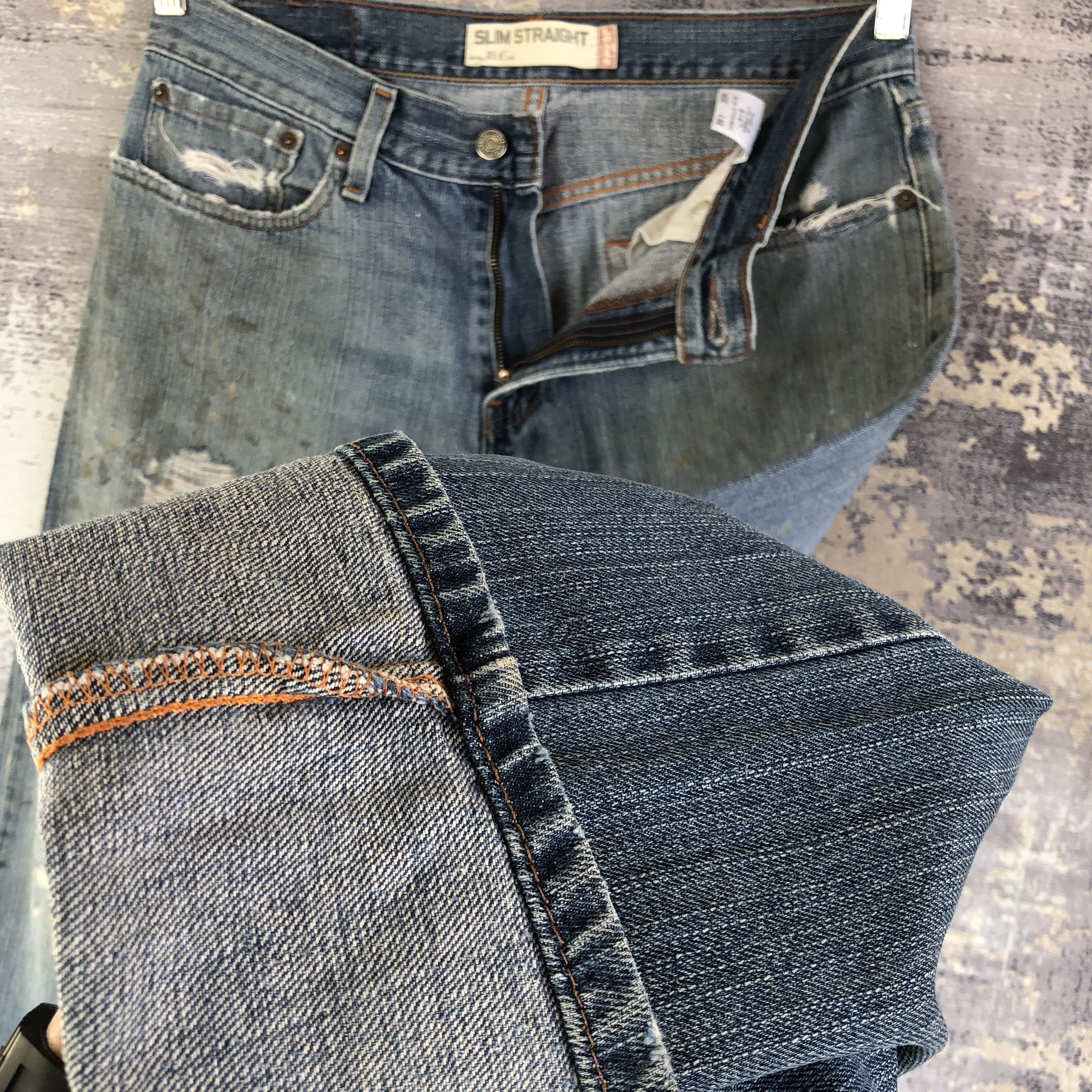 Levi's Vintage Levis Distressed Jeans Levi's 514 Ripped Denim Size US 32 / EU 48 - 10 Thumbnail