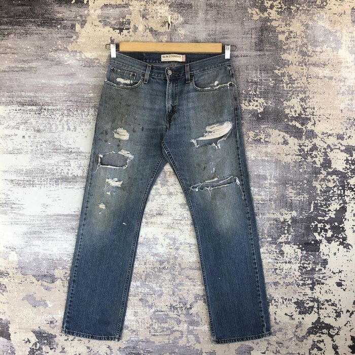 Vintage Vintage Levis Distressed Jeans Levis 514 Ripped Denim Grailed