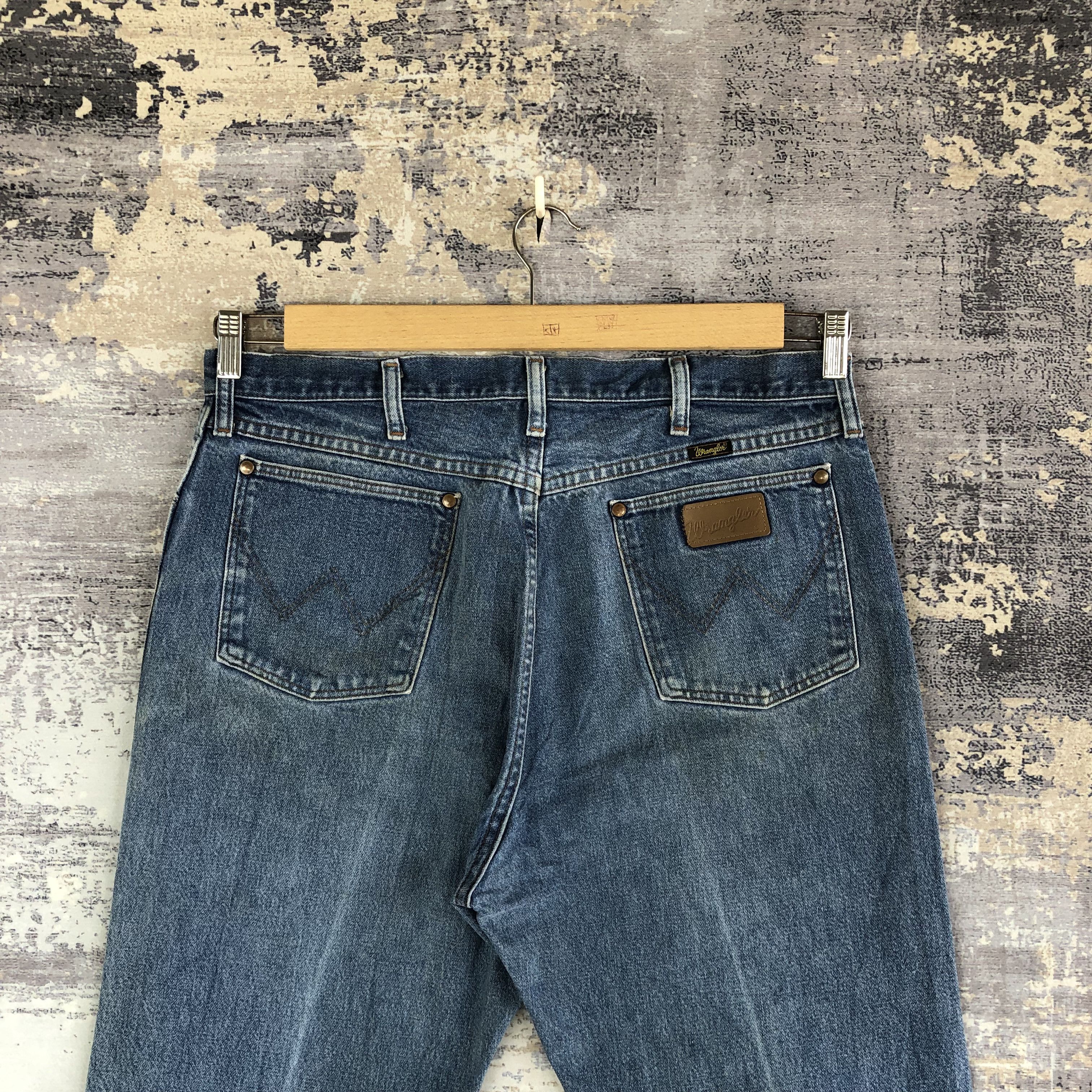 Vintage Vintage Wrangler Light Wash Jeans Wrangler Stonewash Denim Size US 36 / EU 52 - 4 Thumbnail
