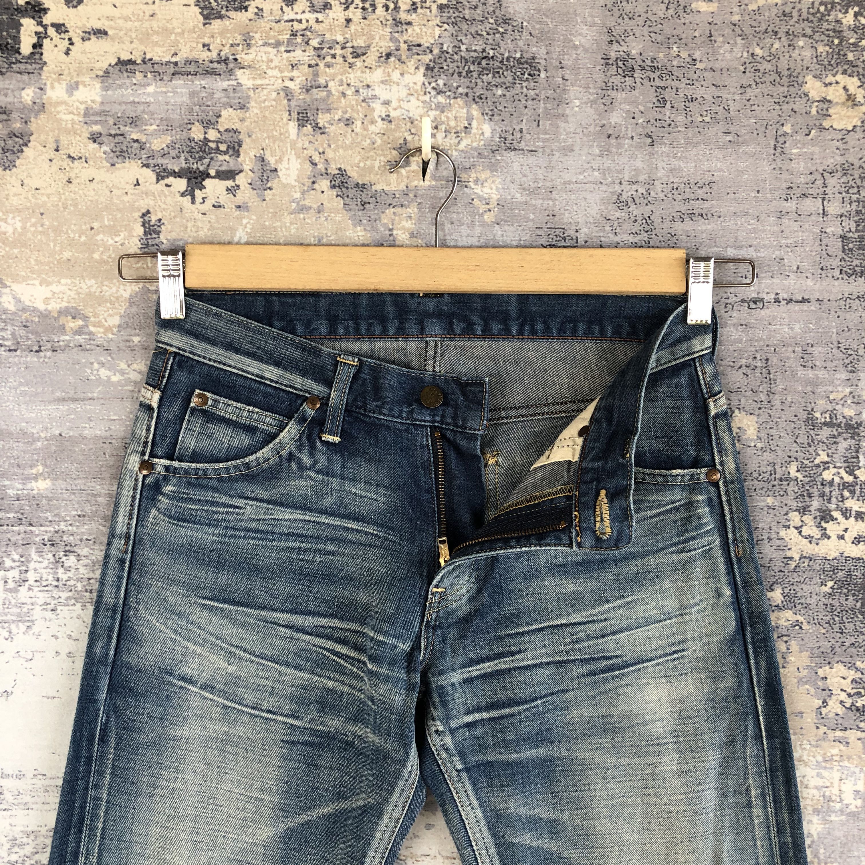 Jean Wrangler Jeans Wrangler Selvedge Denim Redline Pants Size 28" / US 6 / IT 42 - 6 Thumbnail
