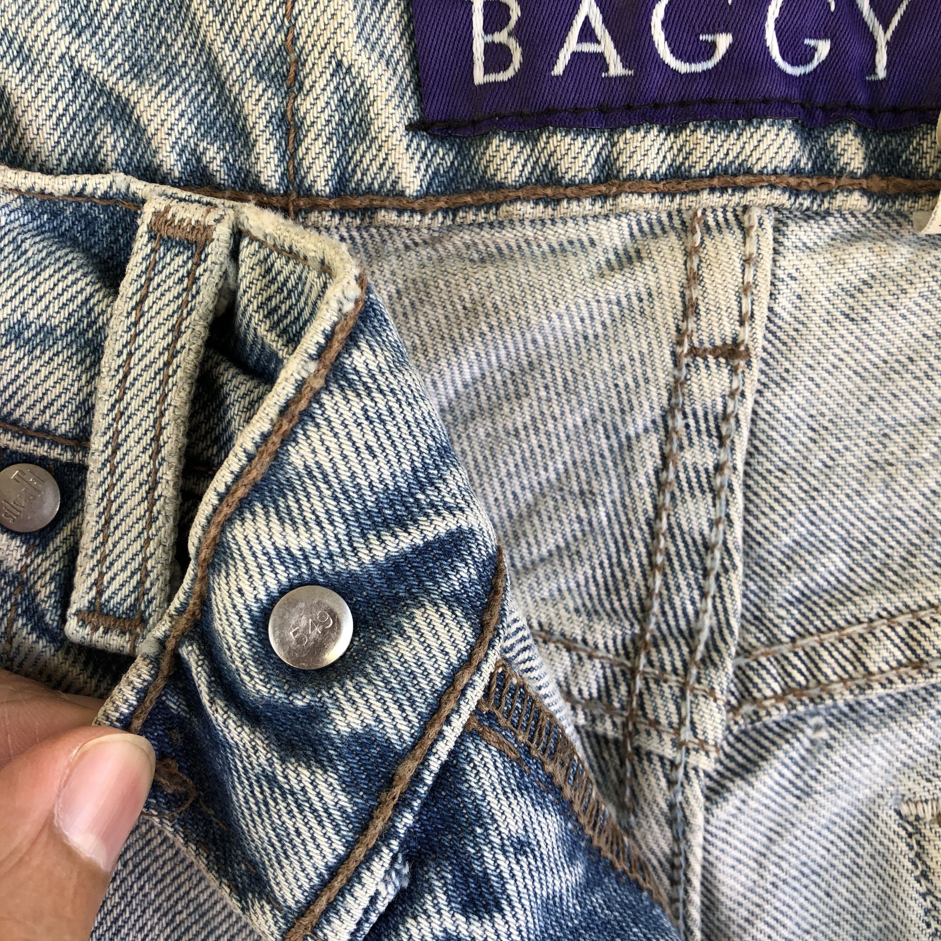 Jean Vintage Levis Faded Baggy Jeans Levi's Silver Tab 567 Denim Size US 32 / EU 48 - 8 Thumbnail