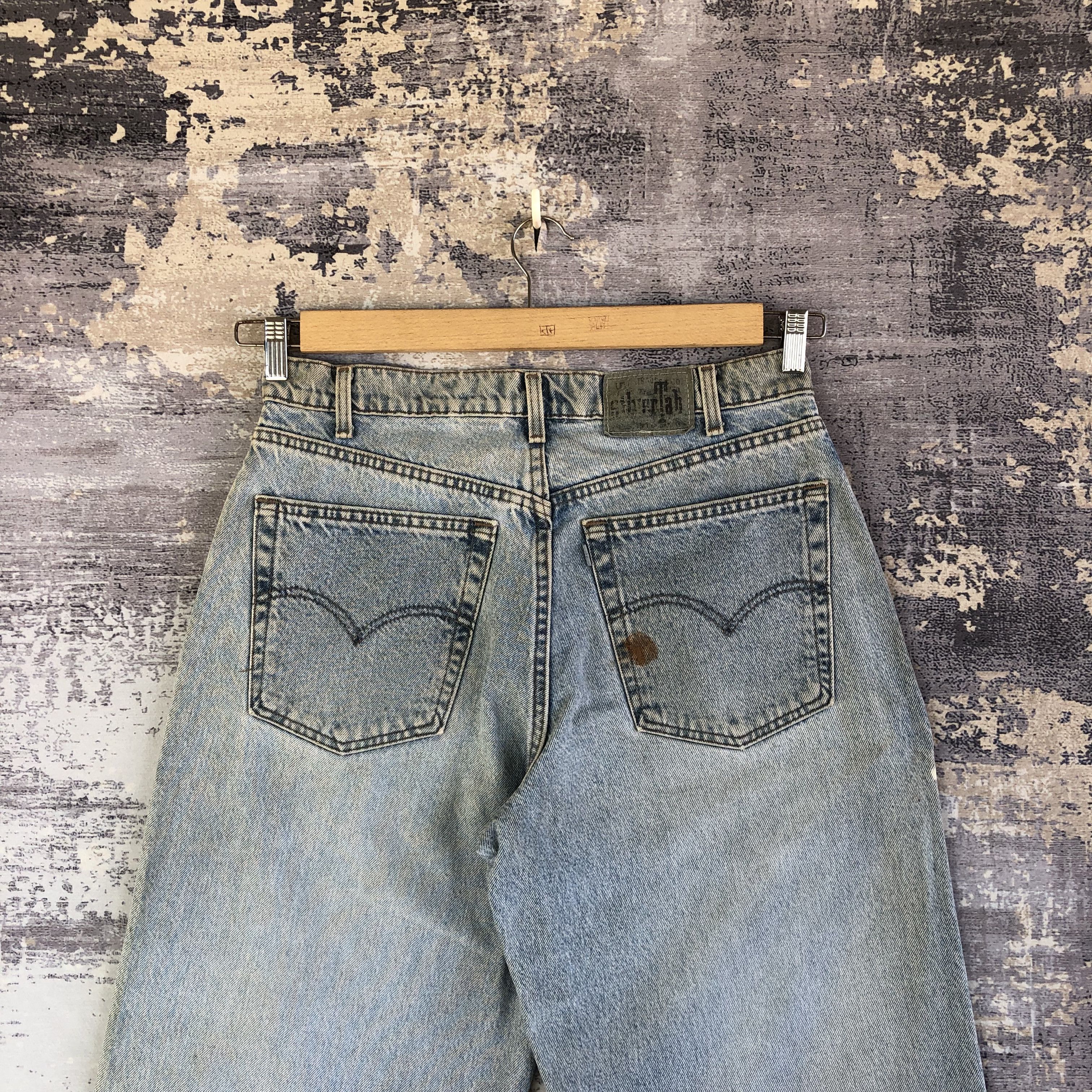 Jean Vintage Levis Faded Baggy Jeans Levi's Silver Tab 567 Denim Size US 32 / EU 48 - 6 Thumbnail