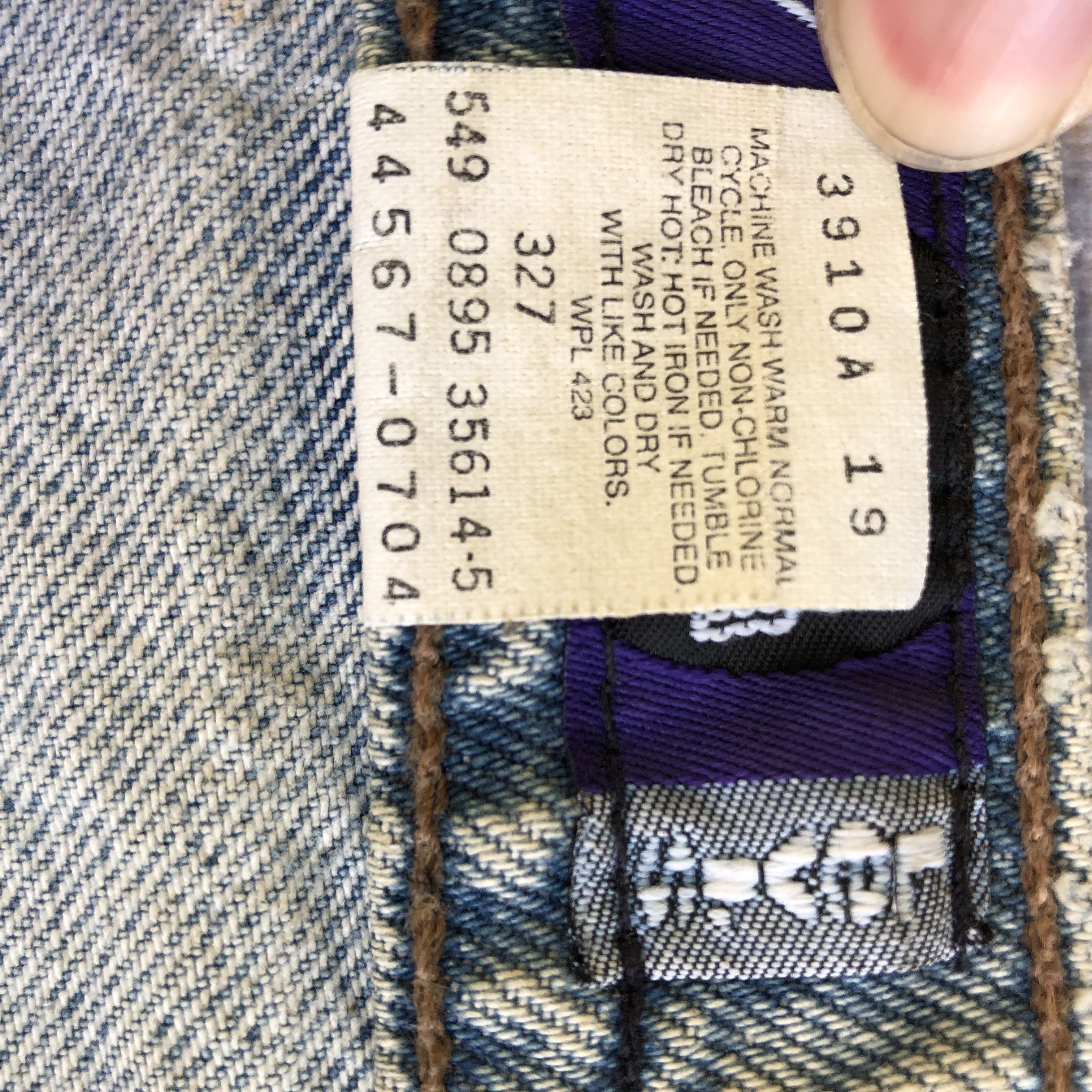 Jean Vintage Levis Faded Baggy Jeans Levi's Silver Tab 567 Denim Size US 32 / EU 48 - 11 Thumbnail