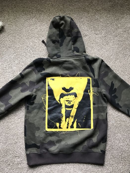 The Weeknd XO Lip Canvas Hoodie Camo | Grailed