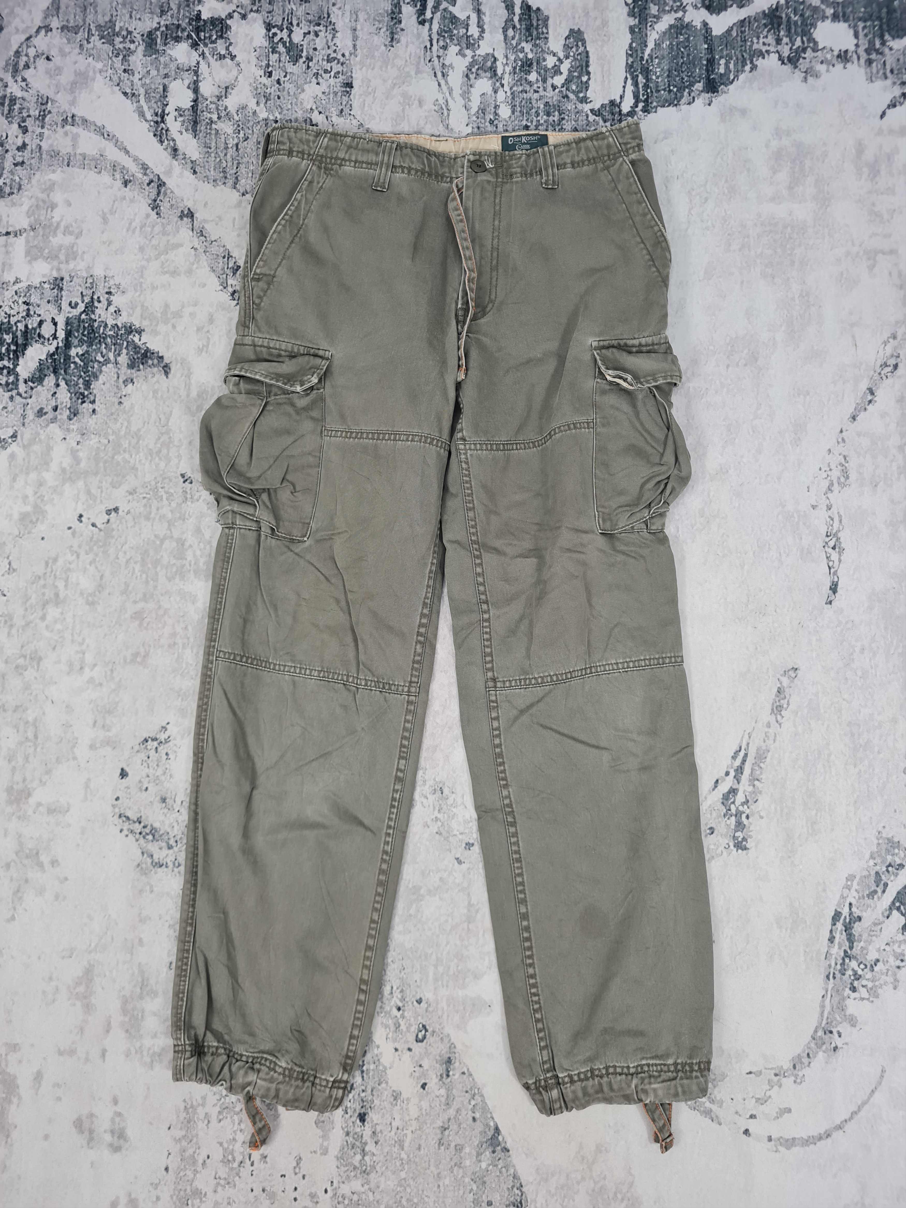 Oshkosh OSH KOSH Classic Cargo Outdoor Tactical 33x30.5 Pants JB0074 Size US 33 - 1 Thumbnail