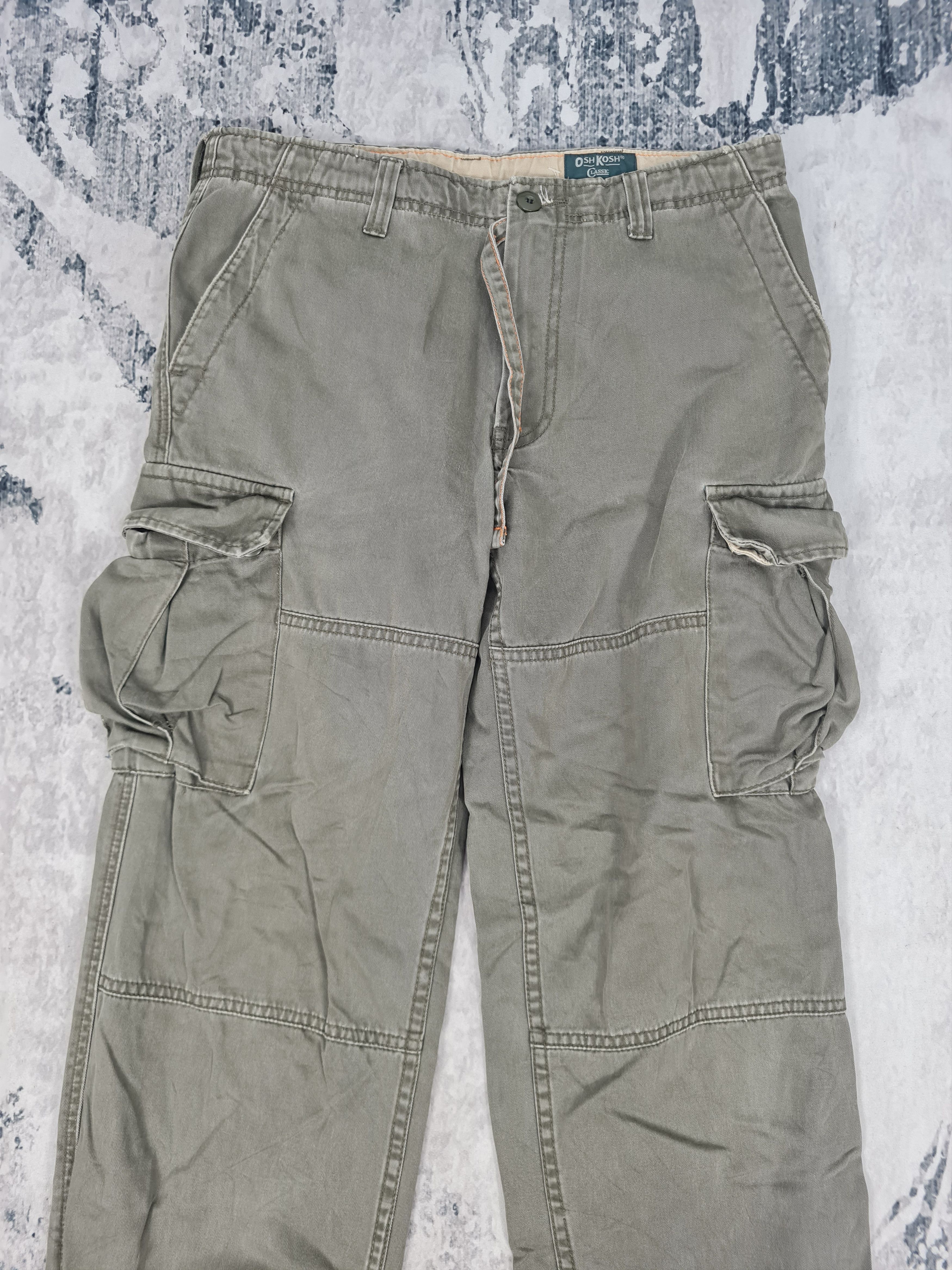 Oshkosh OSH KOSH Classic Cargo Outdoor Tactical 33x30.5 Pants JB0074 Size US 33 - 3 Thumbnail