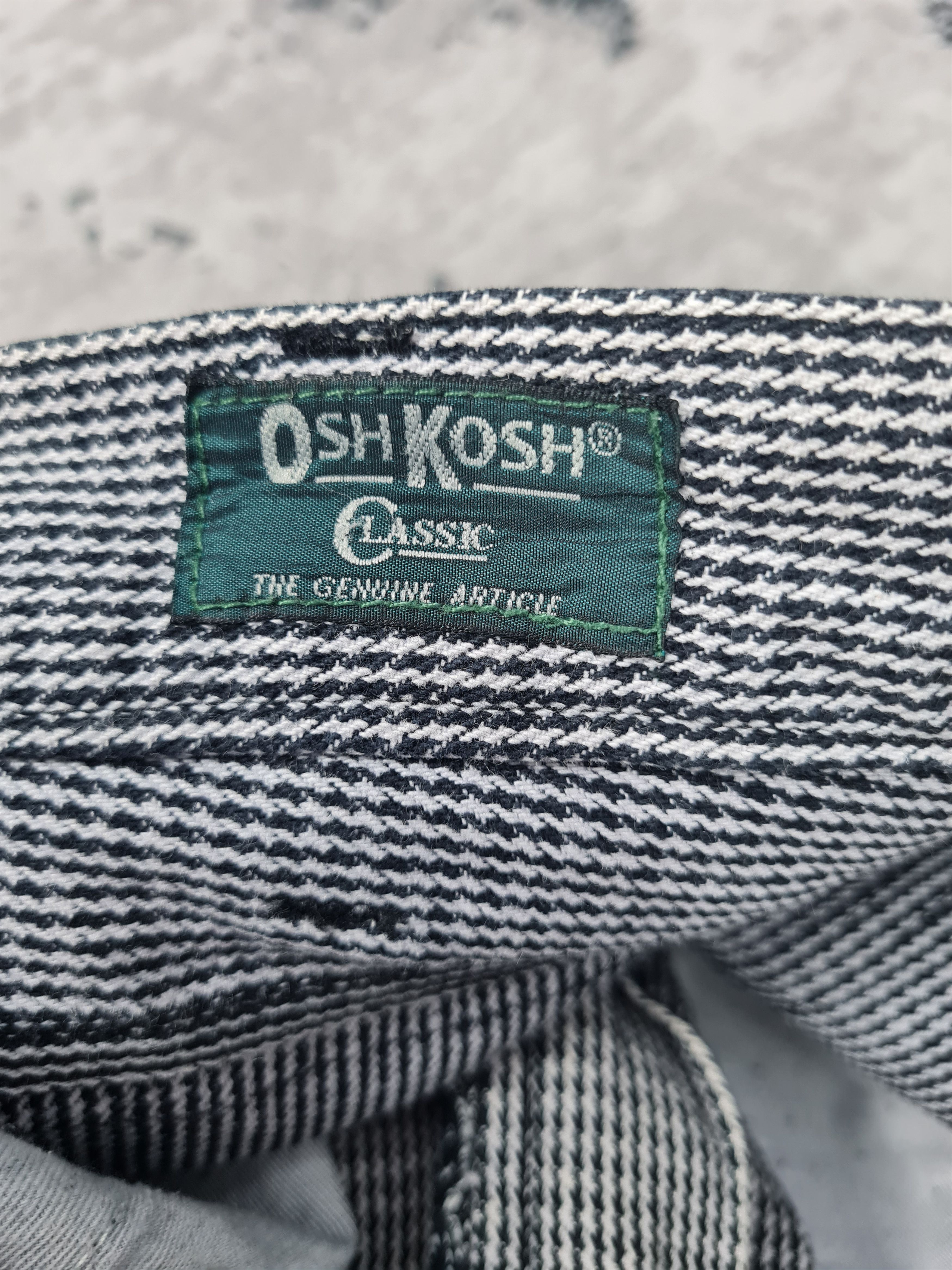 Other Vtg OSH KOSH Striped Hickory Workwear 33x30.5 Pants JB0075 Size US 33 - 12 Thumbnail