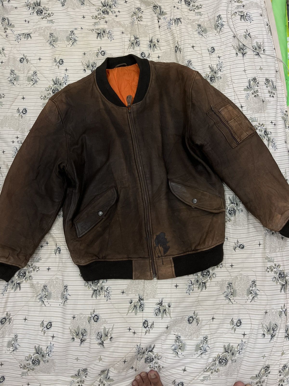 Other (BB). VINTAGE CONCORD BAILEY INC LEATHER FLIGHT JACKET Size US M / EU 48-50 / 2 - 6 Thumbnail