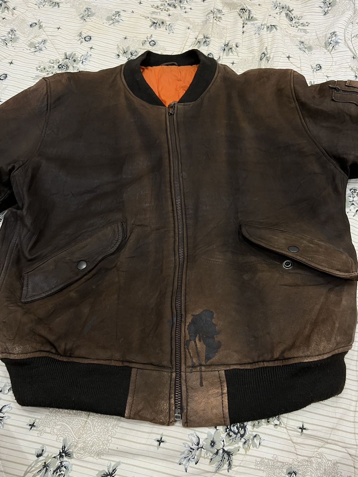 Other (BB). VINTAGE CONCORD BAILEY INC LEATHER FLIGHT JACKET Size US M / EU 48-50 / 2 - 14 Thumbnail