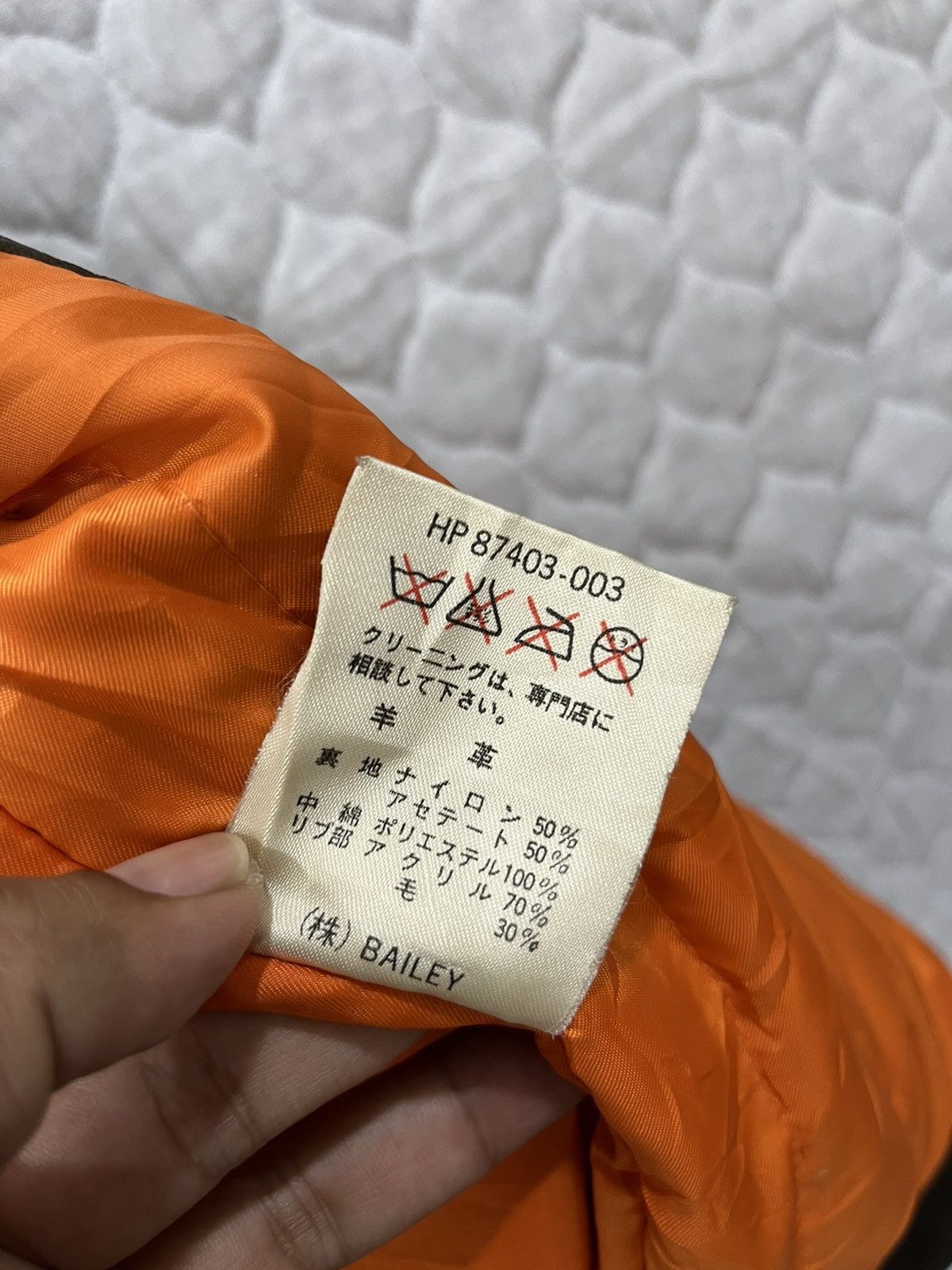 Other (BB). VINTAGE CONCORD BAILEY INC LEATHER FLIGHT JACKET Size US M / EU 48-50 / 2 - 9 Thumbnail