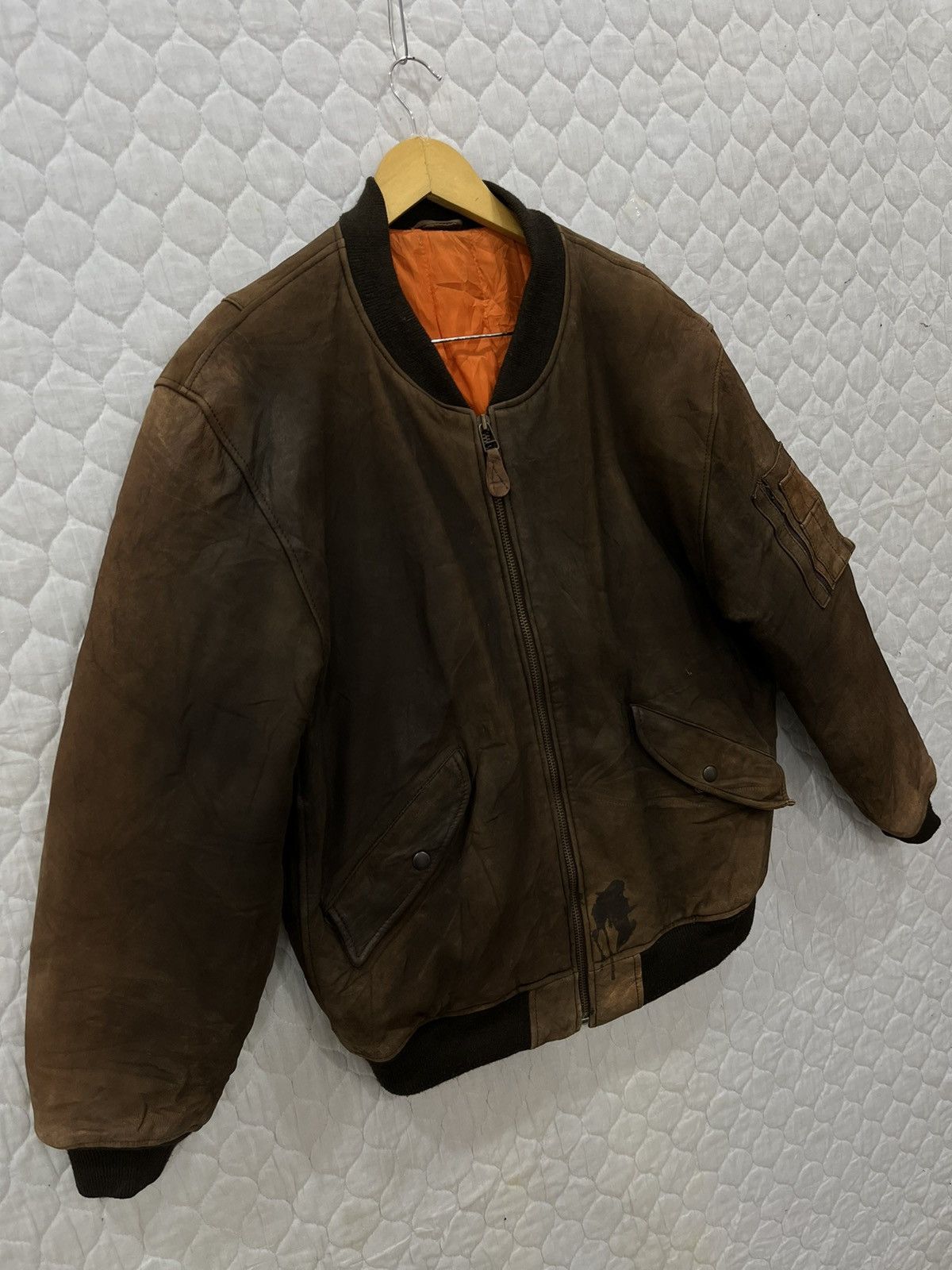 Other (BB). VINTAGE CONCORD BAILEY INC LEATHER FLIGHT JACKET Size US M / EU 48-50 / 2 - 4 Thumbnail
