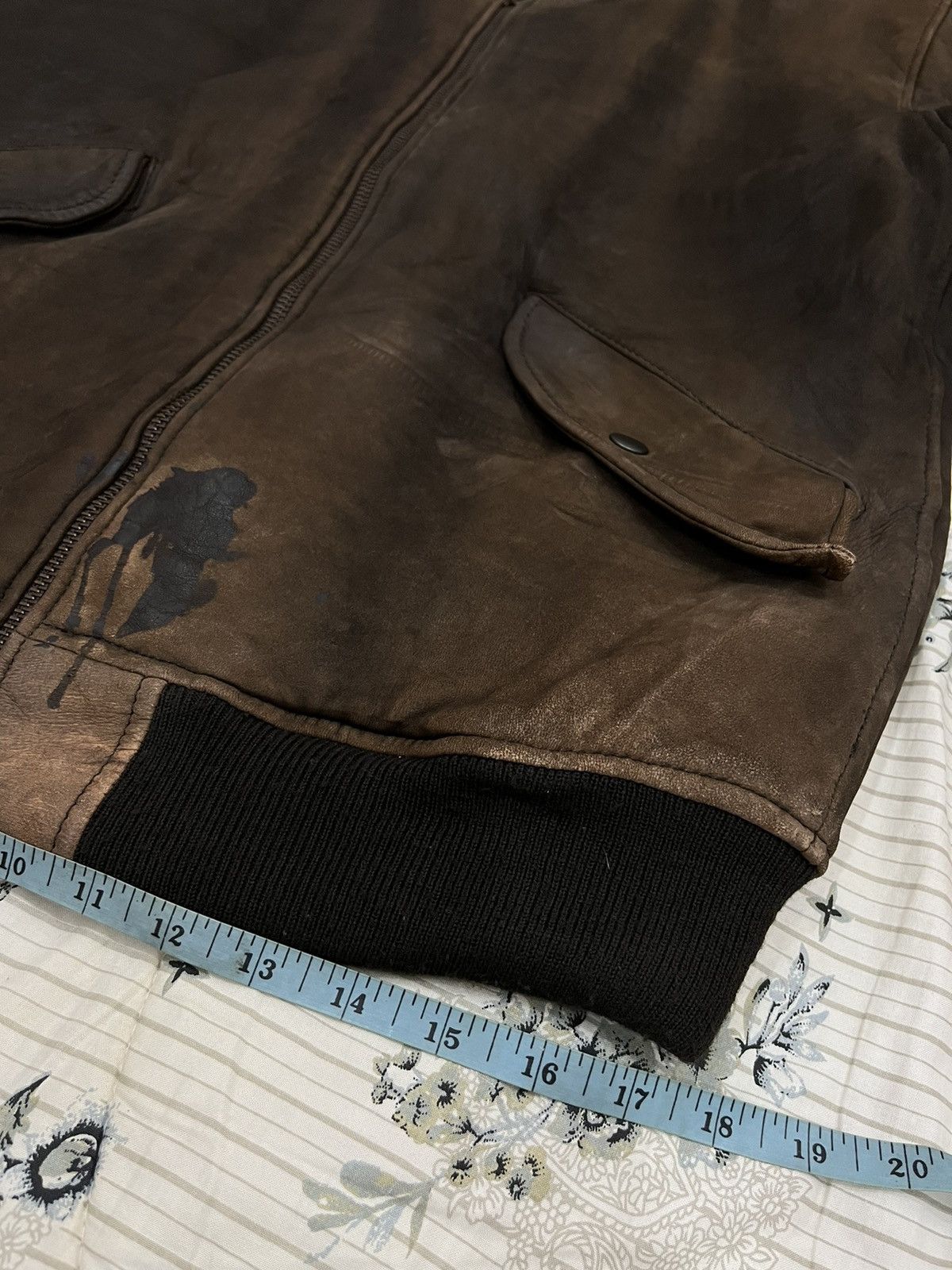 Other (BB). VINTAGE CONCORD BAILEY INC LEATHER FLIGHT JACKET Size US M / EU 48-50 / 2 - 19 Thumbnail