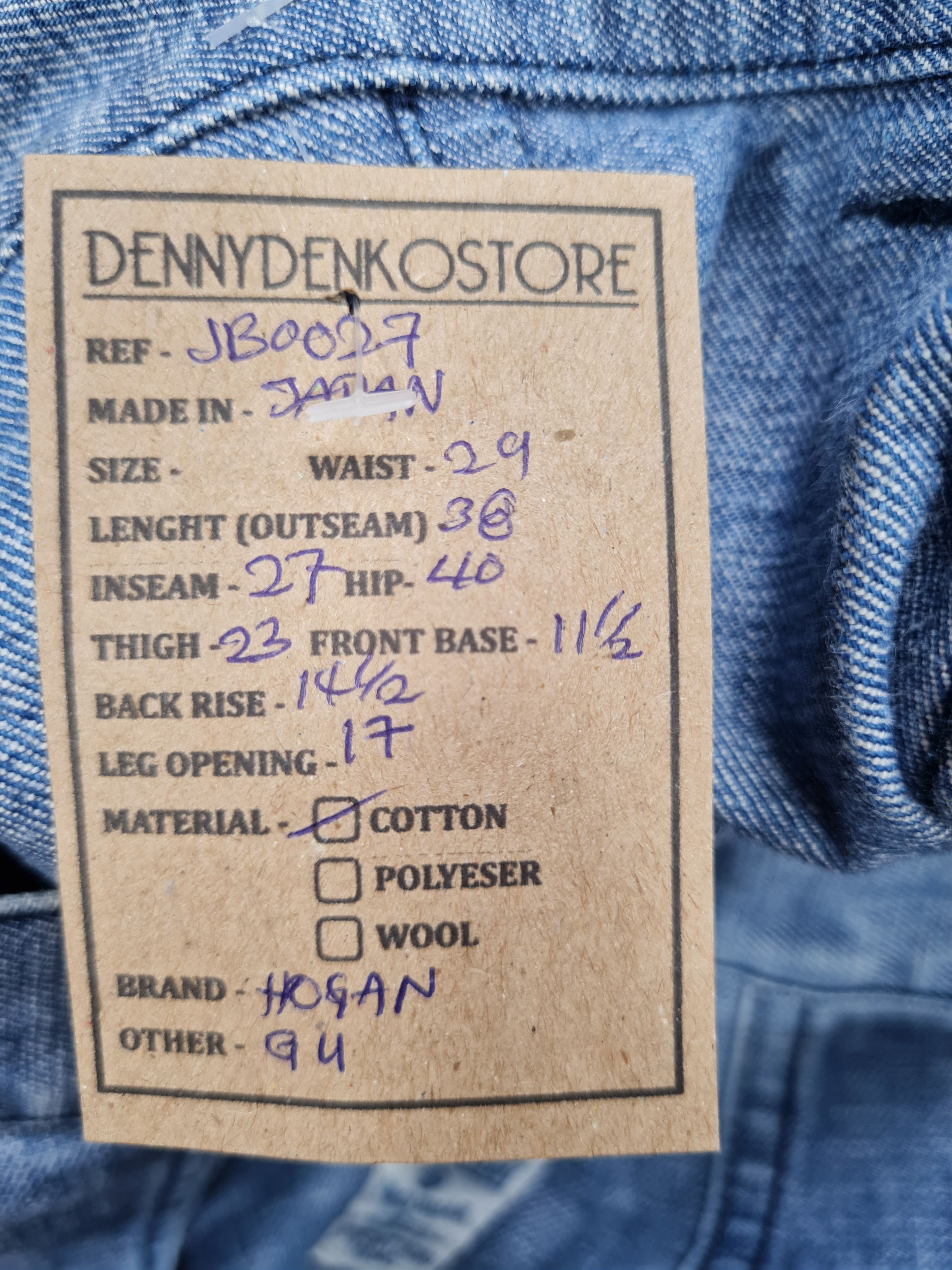 Hogan HOGAN RANCH WEAR Workwear Workers Pants 29x27 JB0027 Size US 29 - 9 Thumbnail