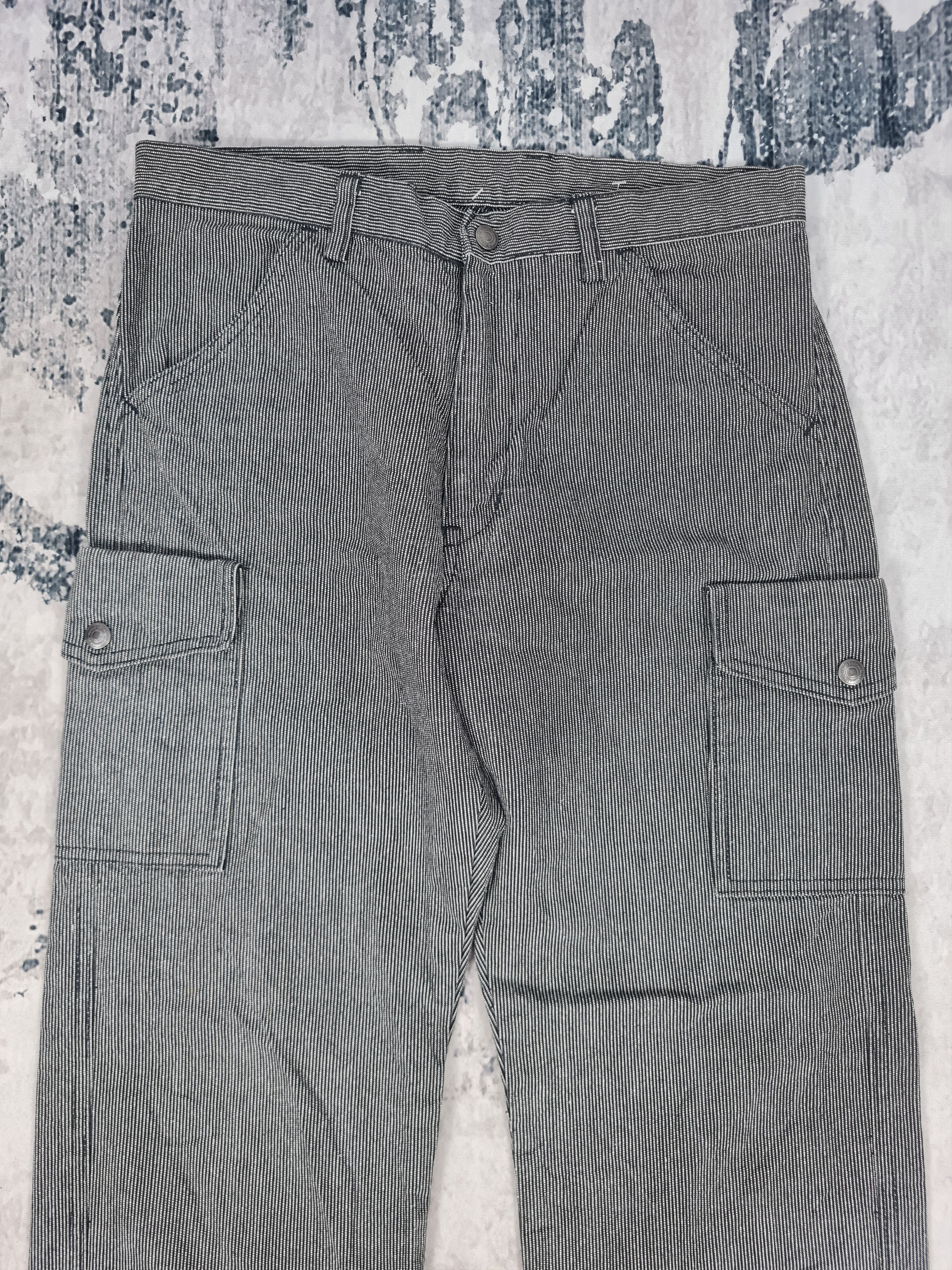 Japanese Brand Japanese Brand Striped Cargo Tactical 31x30.5 Pants JB0079 Size US 31 - 3 Thumbnail