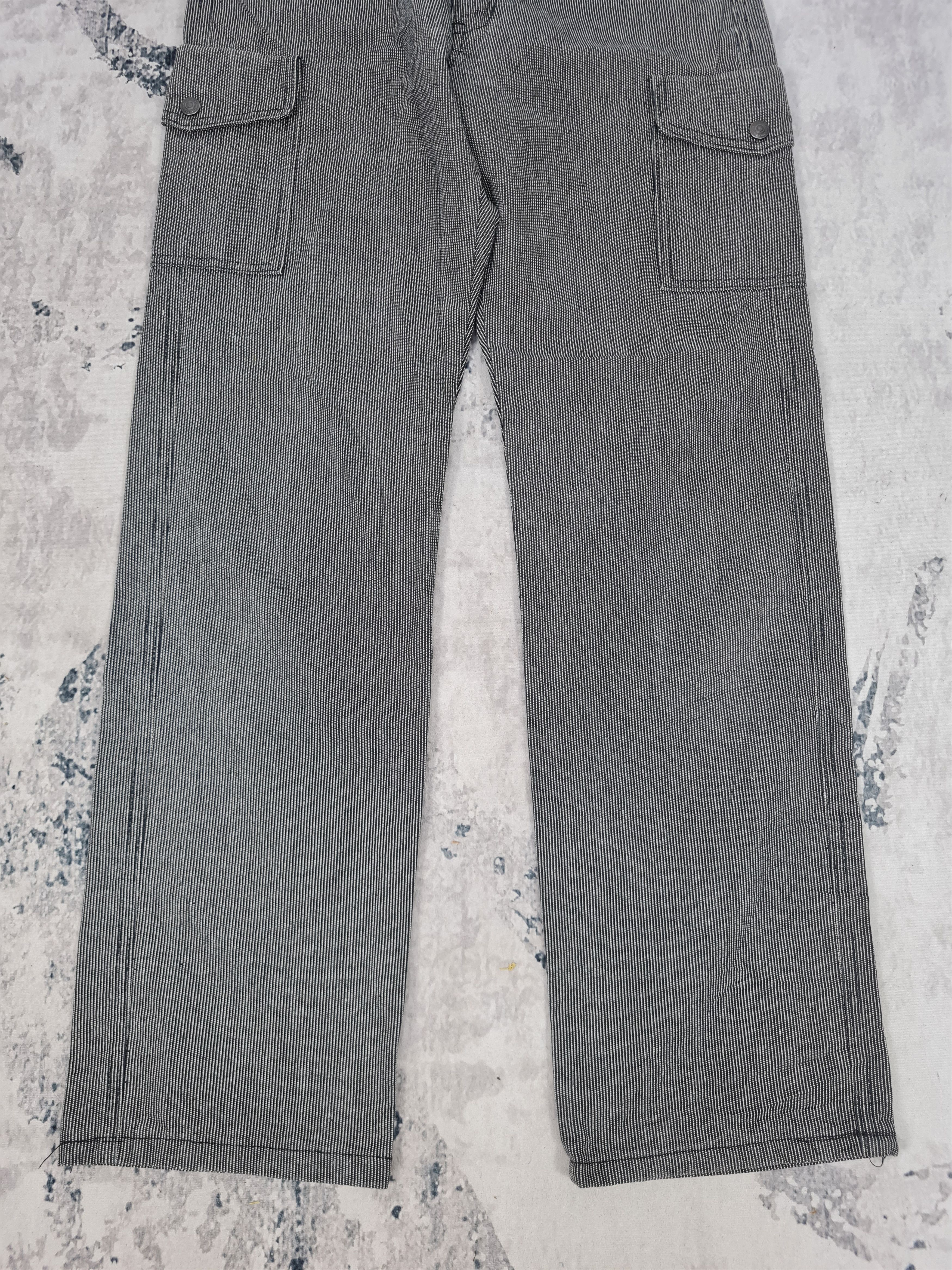 Japanese Brand Japanese Brand Striped Cargo Tactical 31x30.5 Pants JB0079 Size US 31 - 2 Thumbnail