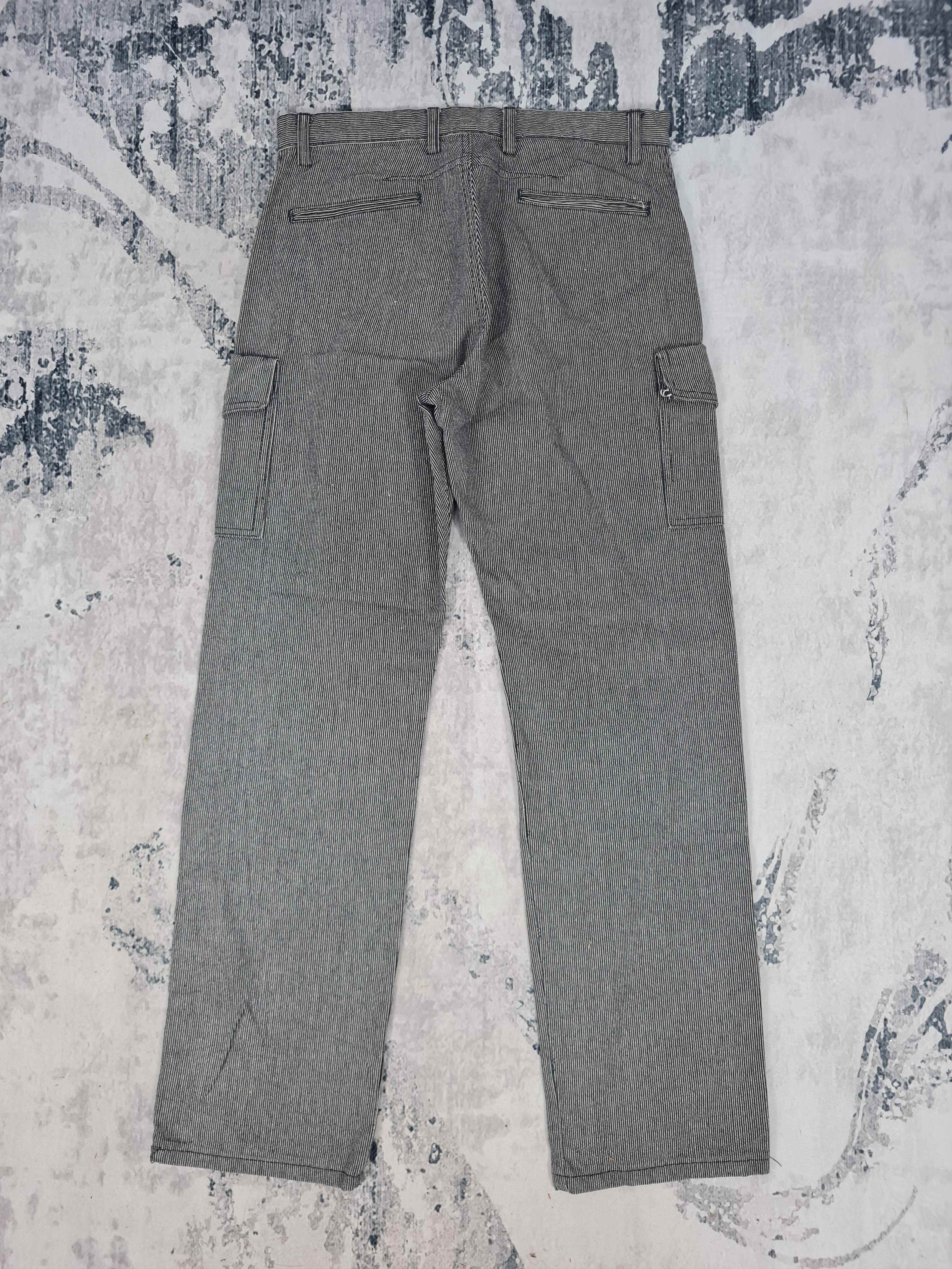 Japanese Brand Japanese Brand Striped Cargo Tactical 31x30.5 Pants JB0079 Size US 31 - 6 Thumbnail