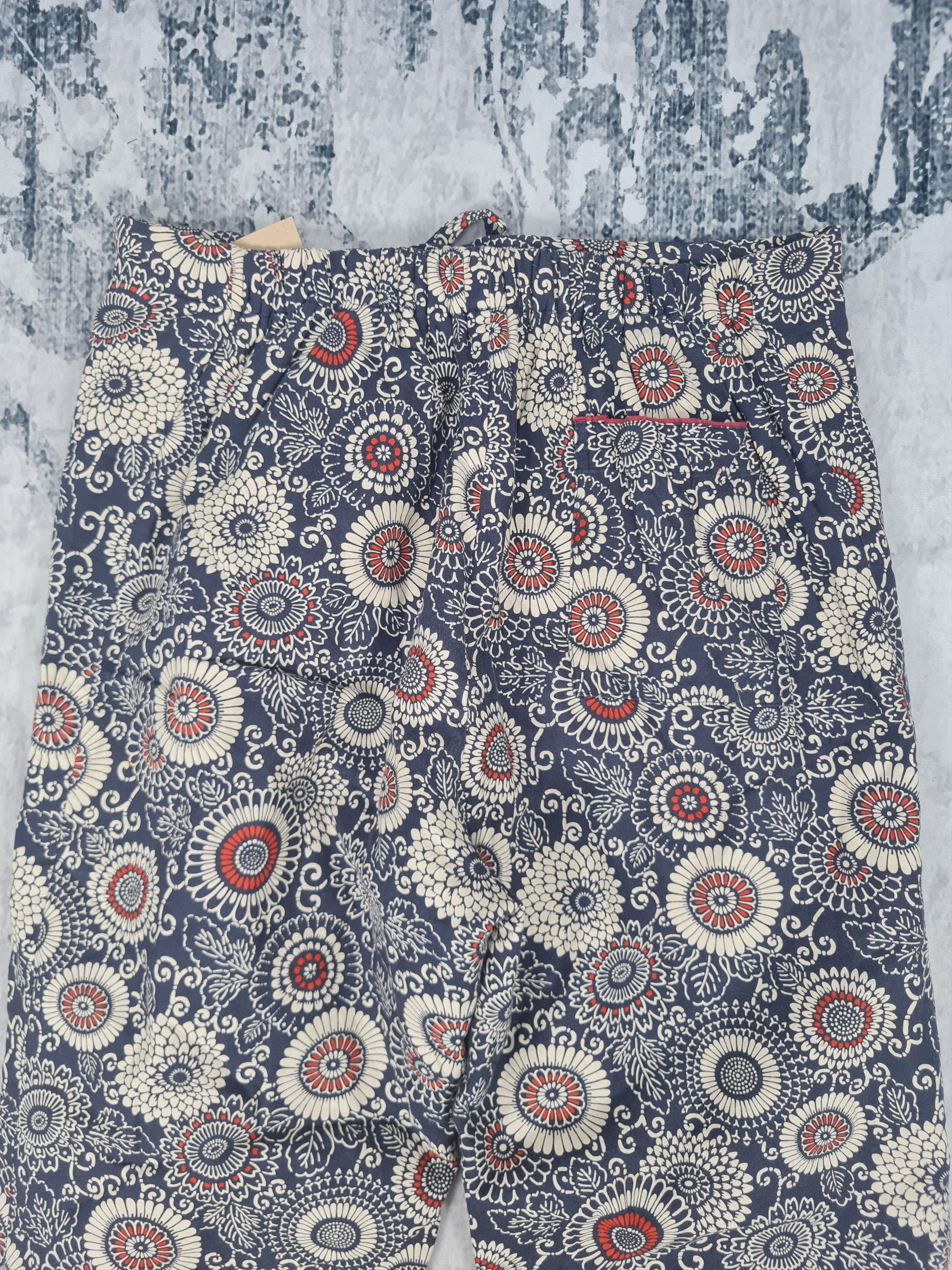 Japanese Brand Japanese Art Traditional Sukajan Kimono Cropped Pants JB0091 Size US 34 / EU 50 - 6 Thumbnail