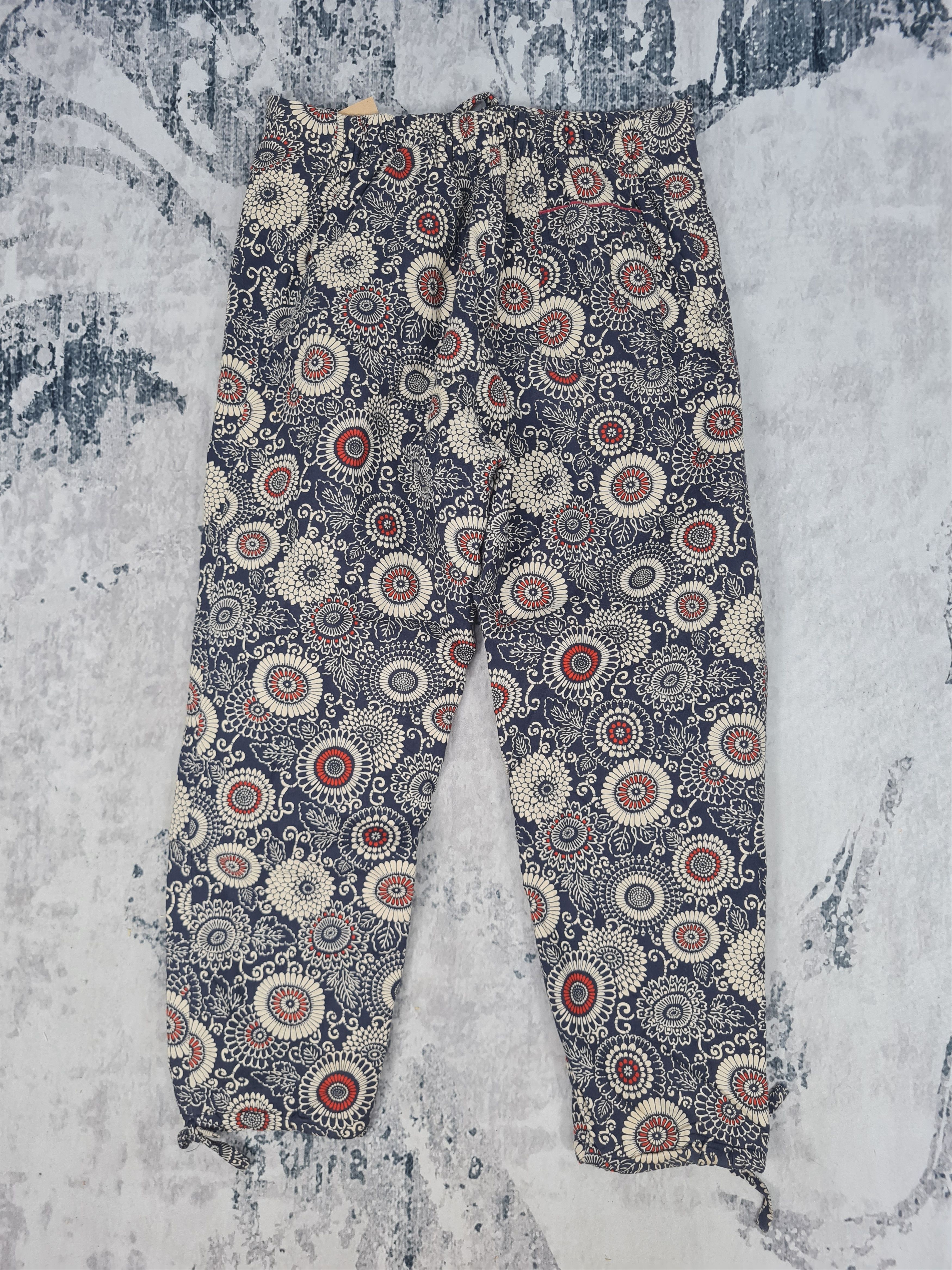 Japanese Brand Japanese Art Traditional Sukajan Kimono Cropped Pants JB0091 Size US 34 / EU 50 - 5 Thumbnail
