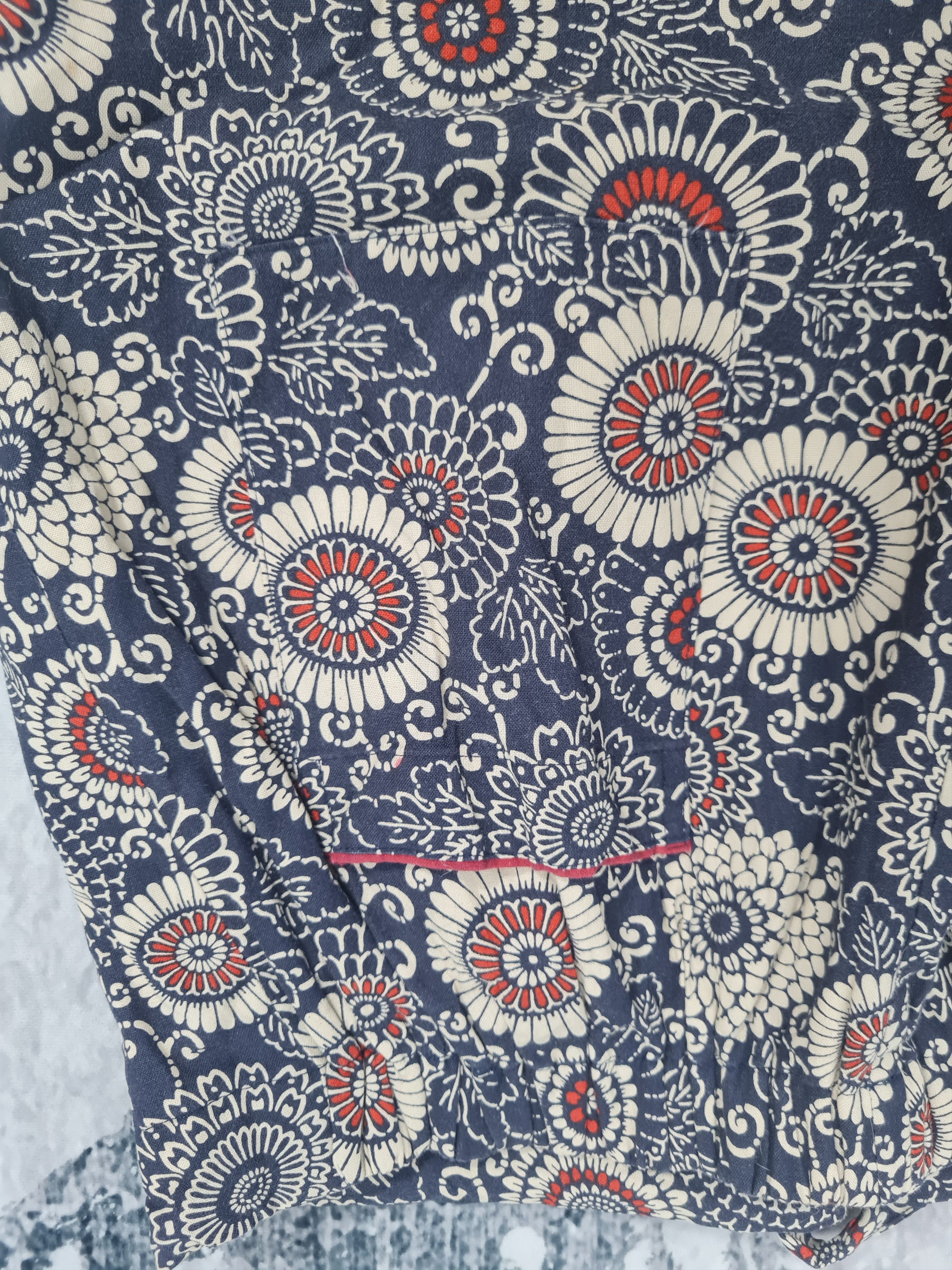 Japanese Brand Japanese Art Traditional Sukajan Kimono Cropped Pants JB0091 Size US 34 / EU 50 - 7 Thumbnail