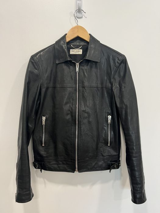 Saint Laurent Paris Hedi Cafe Racer jacket | Grailed