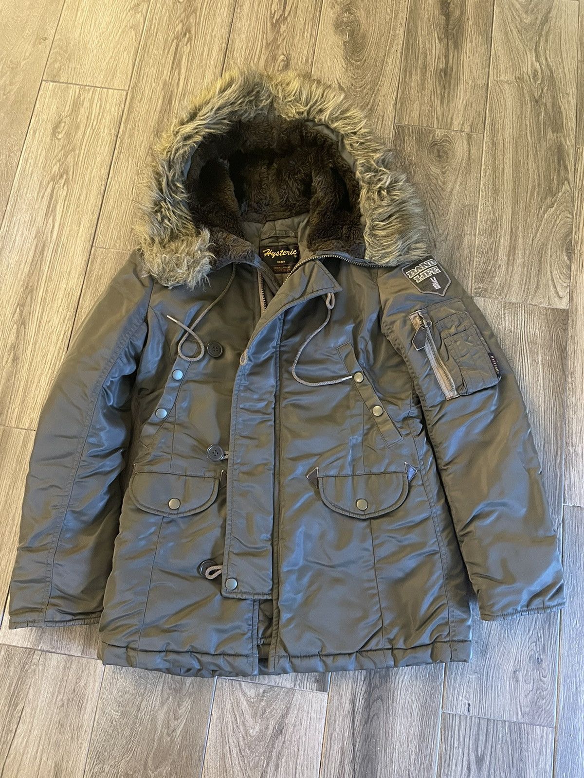 Hysteric Glamour × Japanese Brand Rare Hysteric Full Fur Primaloft Hoodie Size US S / EU 44-46 / 1 - 1 Thumbnail