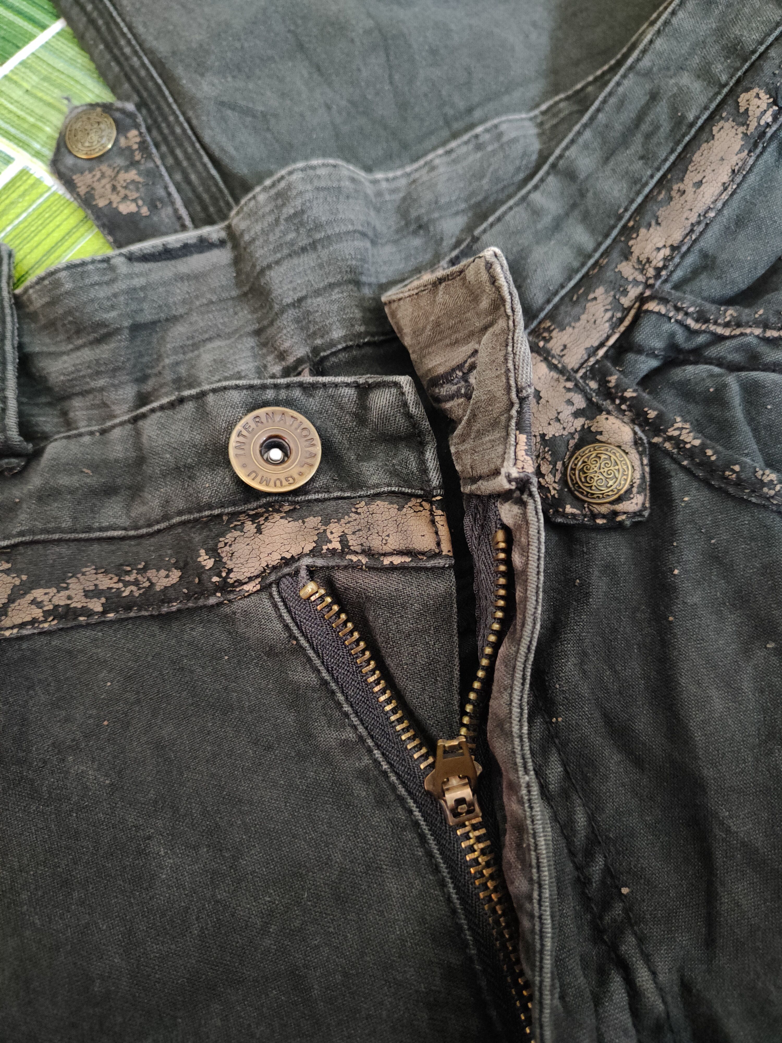 Japanese Brand DL Gumu japan Faded Multipocket Tactical Cargo Pants #S821DL Size US 34 / EU 50 - 14 Thumbnail