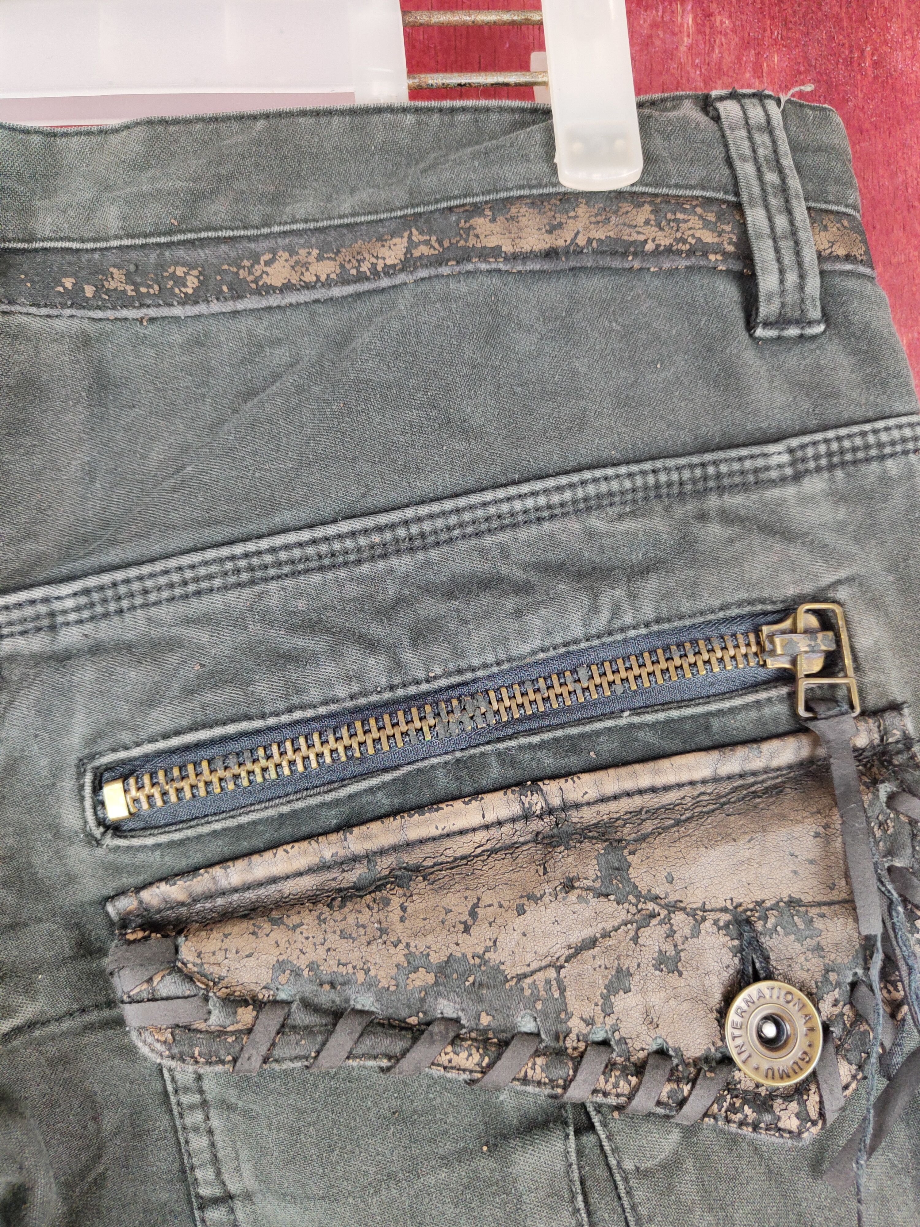 Japanese Brand DL Gumu japan Faded Multipocket Tactical Cargo Pants #S821DL Size US 34 / EU 50 - 9 Thumbnail