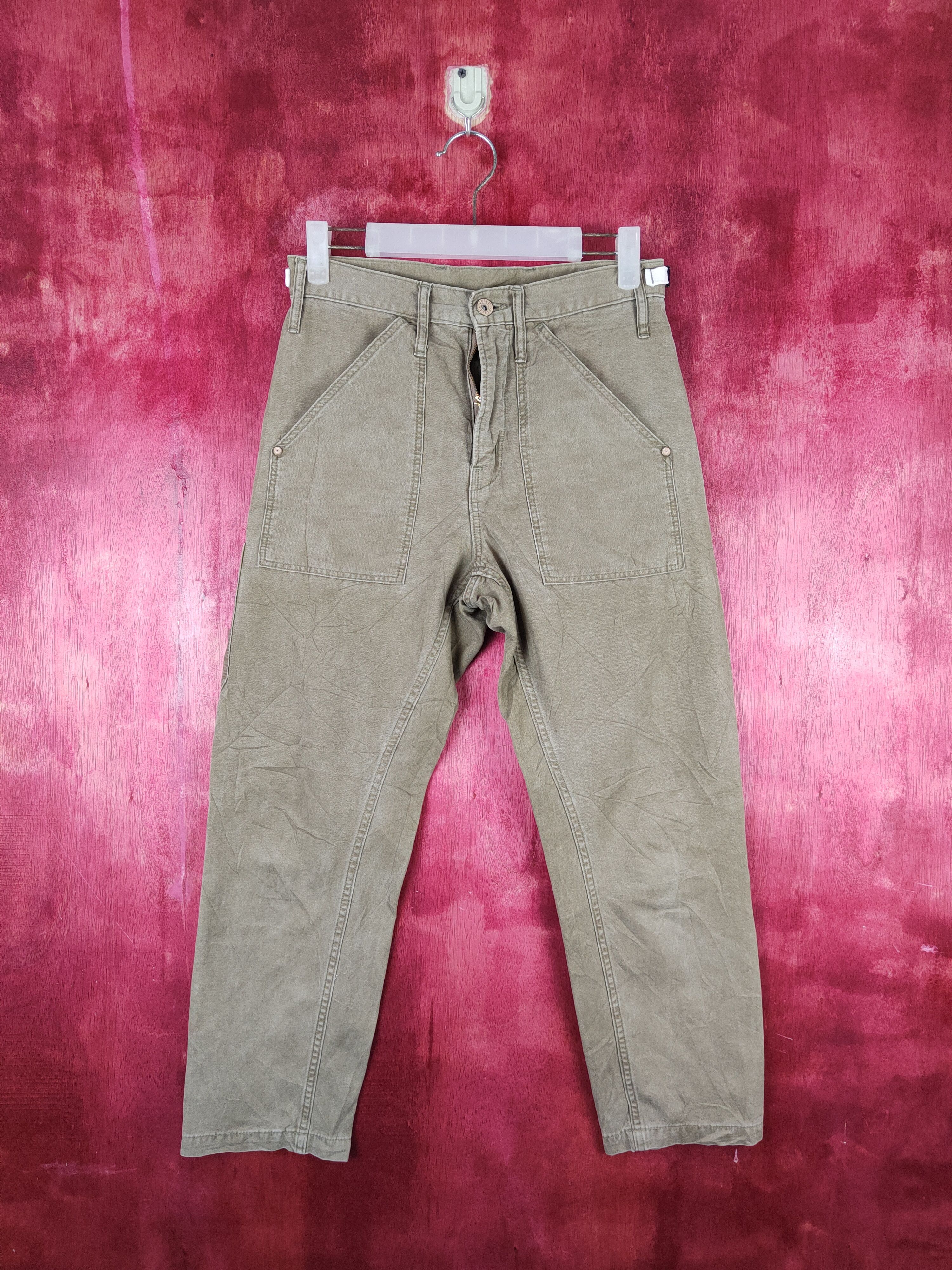 image of Big John Brown Multipocket Tactical Cargo Pants S838, Men's (Size 28)
