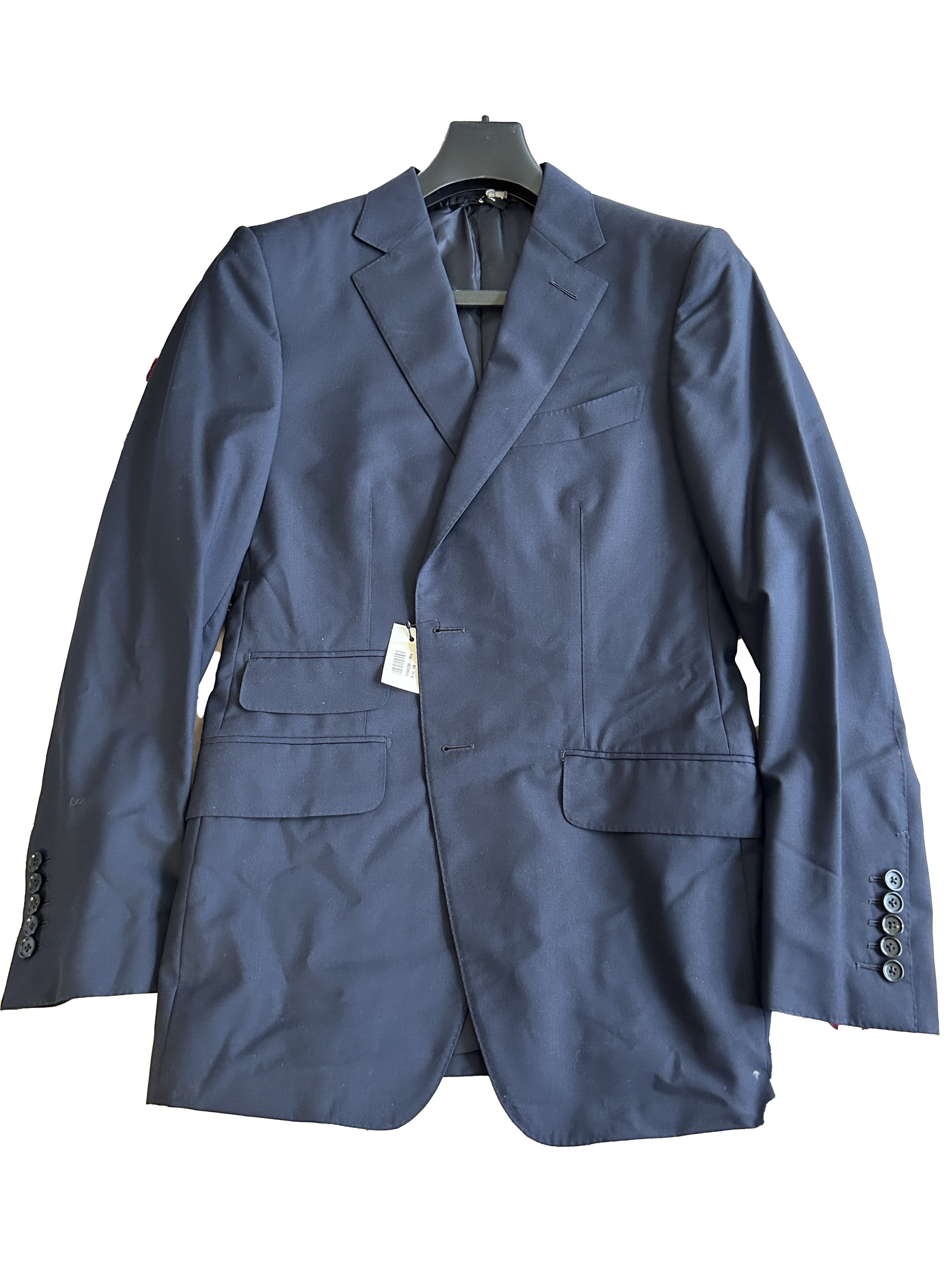 TOM FORD ネイビー ジャケット　46 Tom Ford Tom Ford Navy Blue Notch Lapel Blazer Sport Jacket