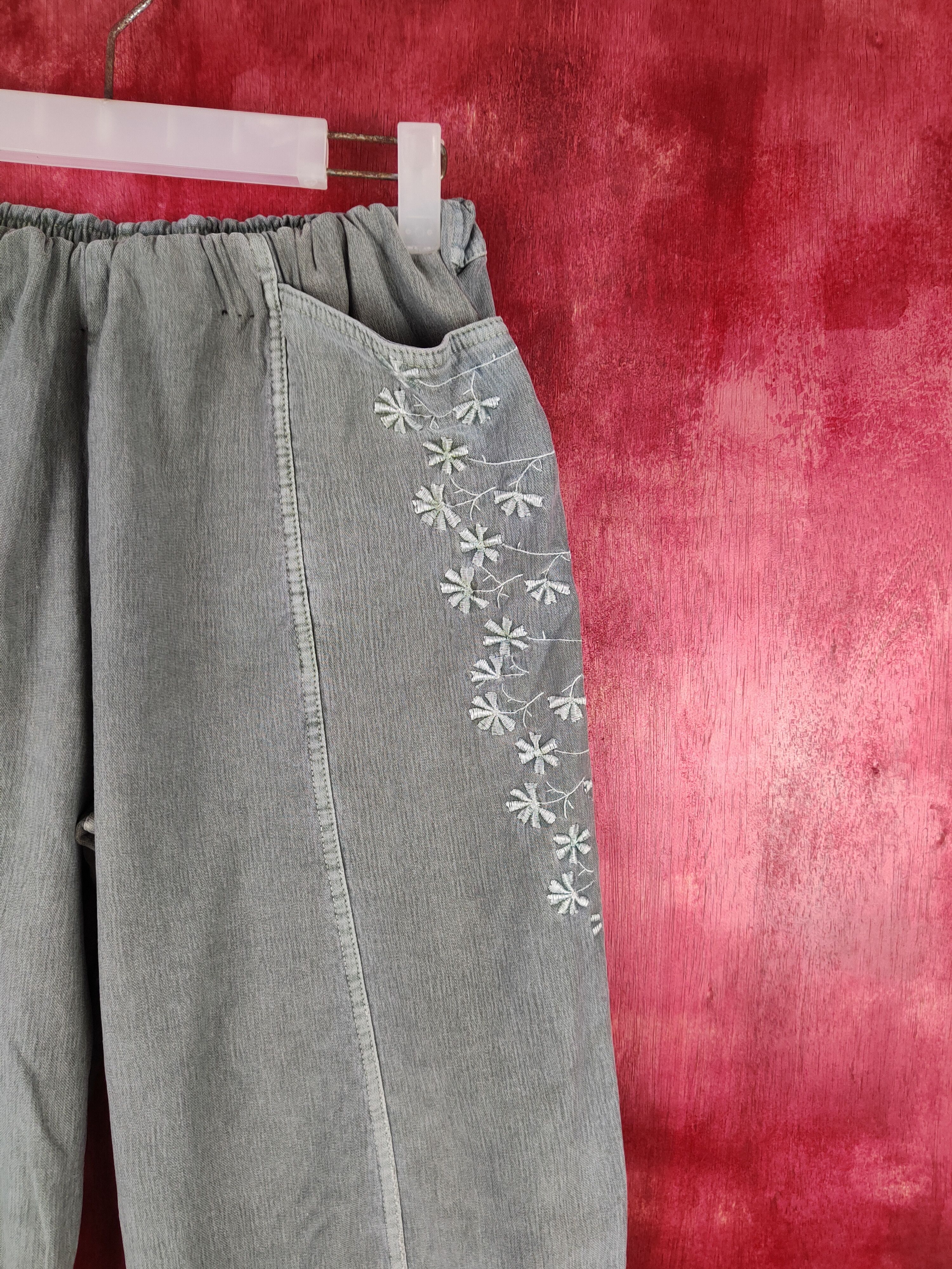 Japanese Brand × Vintage Japanese Brand-Flower art vintage Casual Pants #S843 Size 28" / US 6 / IT 42 - 5 Thumbnail