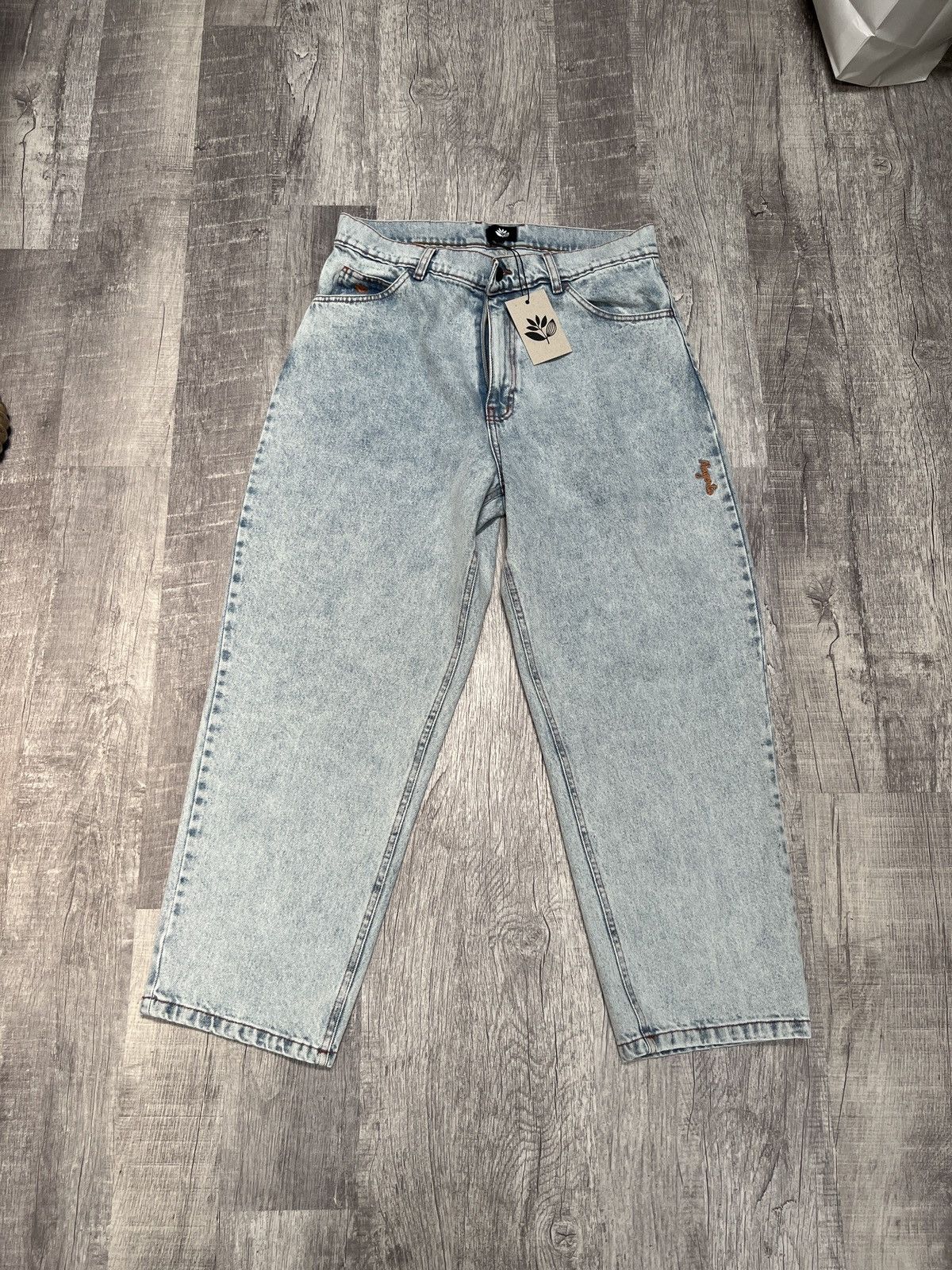 Megenta Denim Jeans
