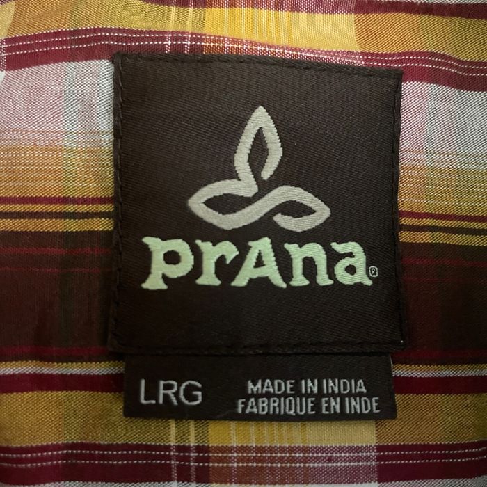 Prana Plaid Organic Cotton Pearl Snap Short Sleeve Shirt | Grailed