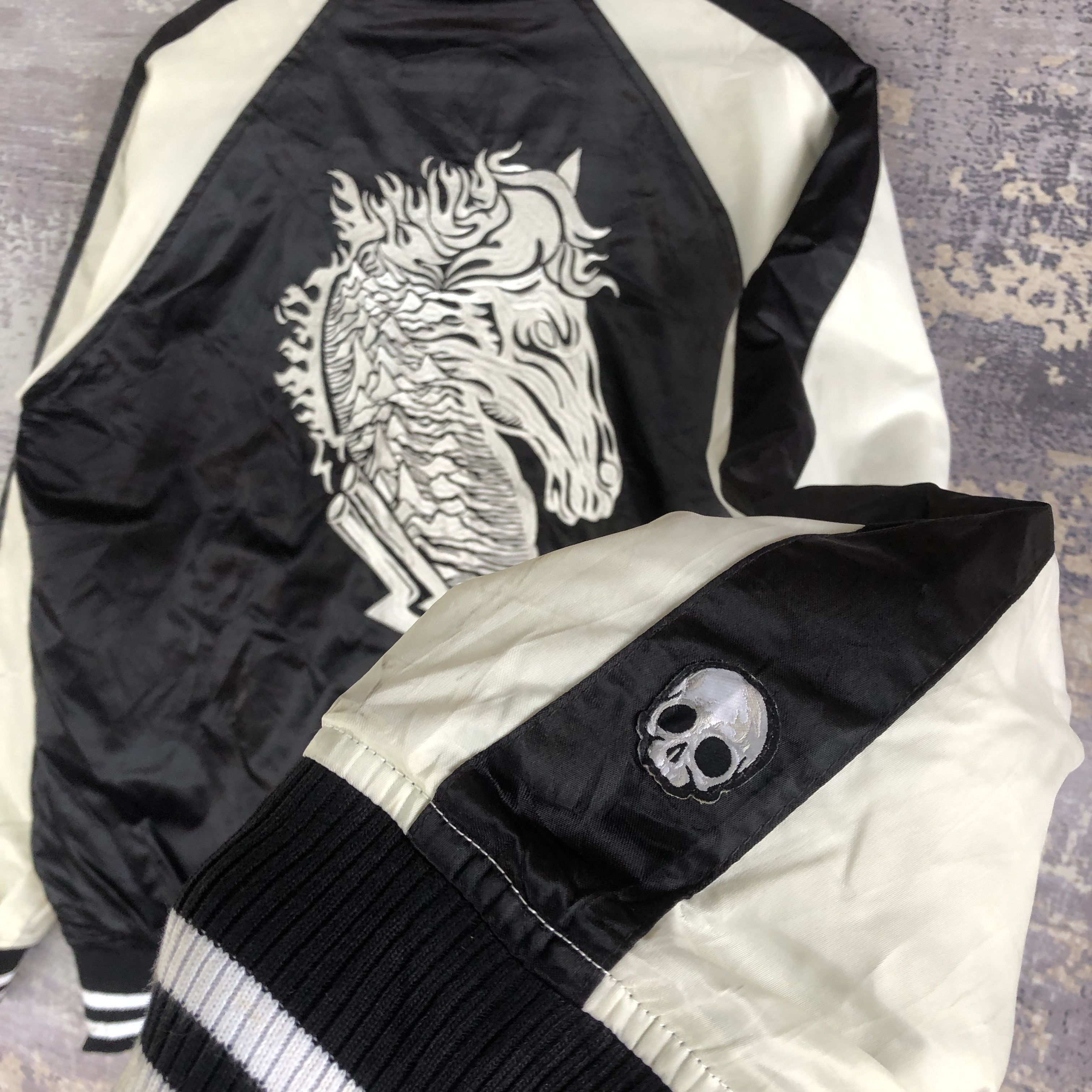 Japanese Jacket Sukajan Souvenir Jacket Horse Motive Jackets
