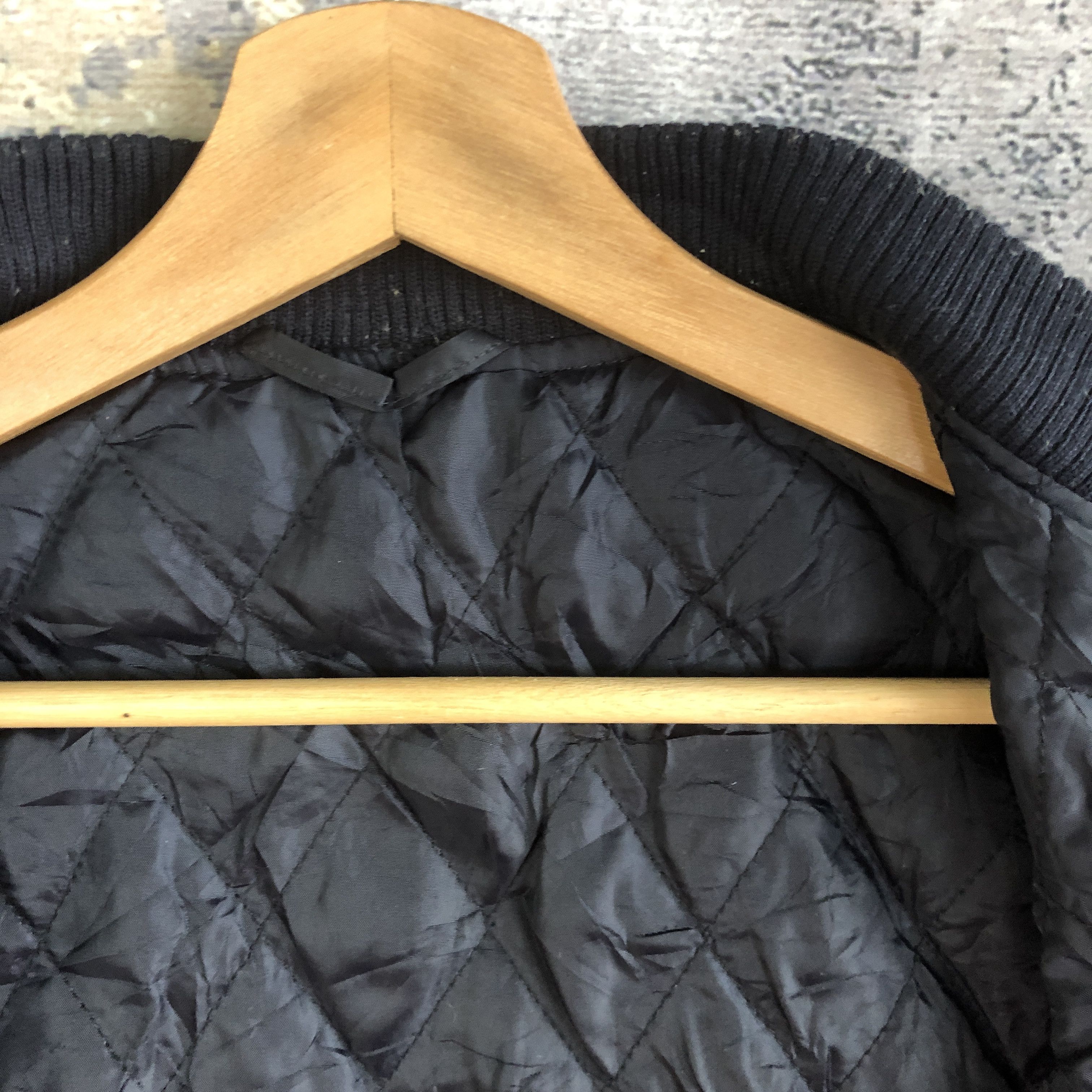 Vintage Vintage Harris Tweed Varsity Jacket Japanese Wool Jacket Size US S / EU 44-46 / 1 - 7 Thumbnail