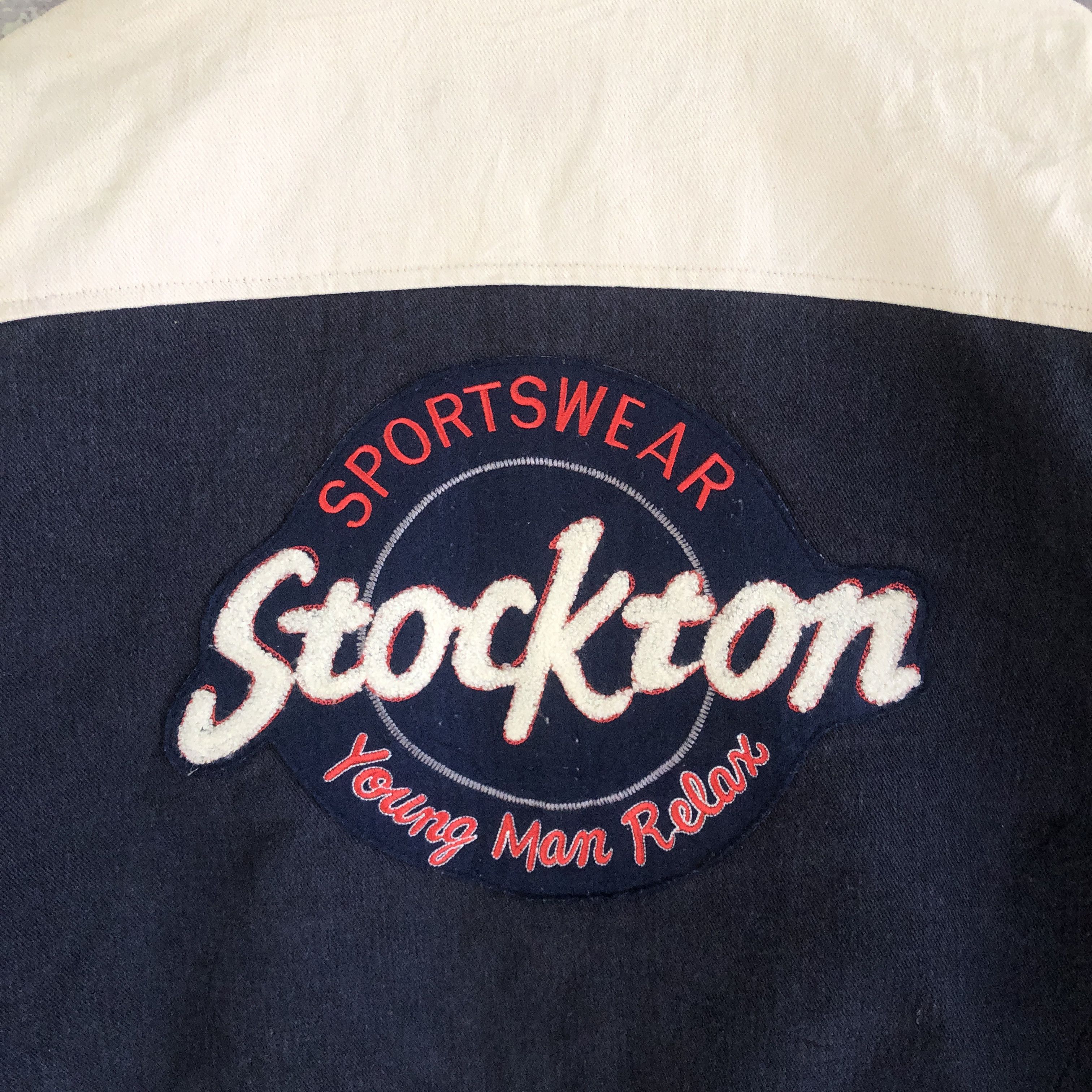Japanese Brand × Vintage Vintage Stockton Varsity Jacket Japanese Wool Jacket Size US M / EU 48-50 / 2 - 7 Thumbnail